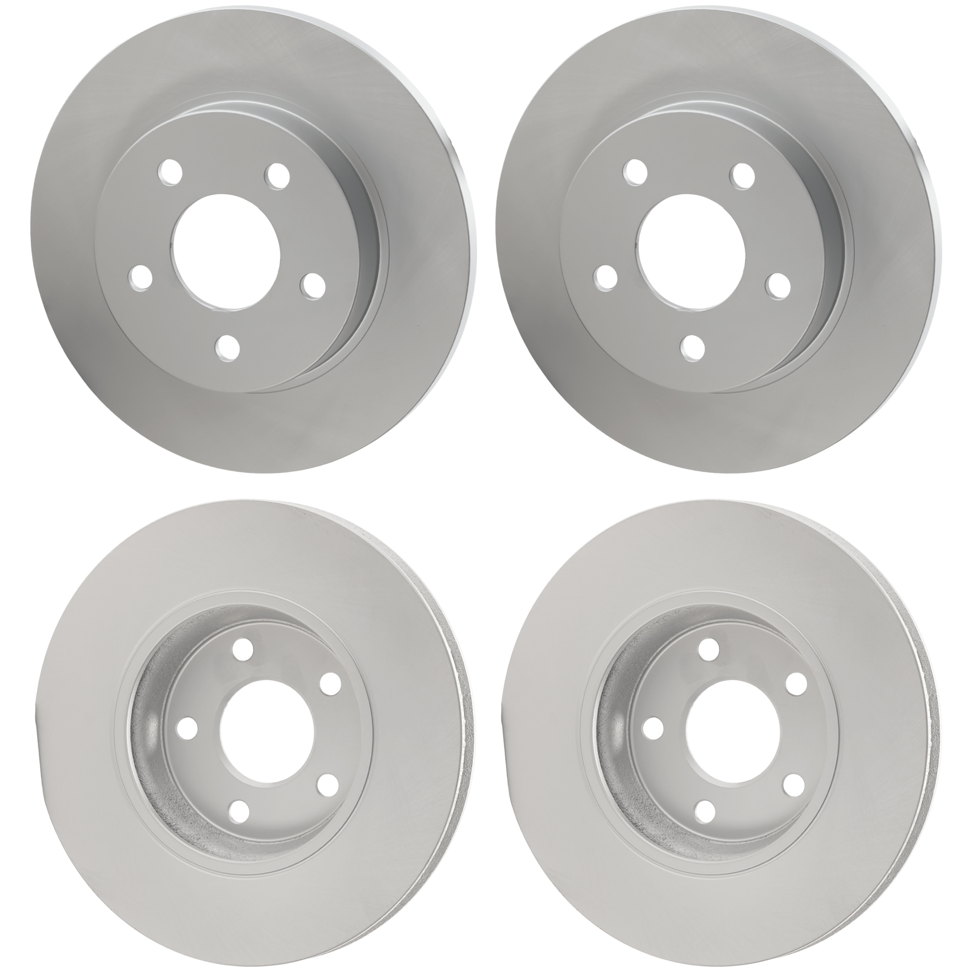AM MALIBU 04-12 FRONT AND REAR BRAKE DISC 4 Wheel Set Plain Surface SKU SET JC27110079G 4