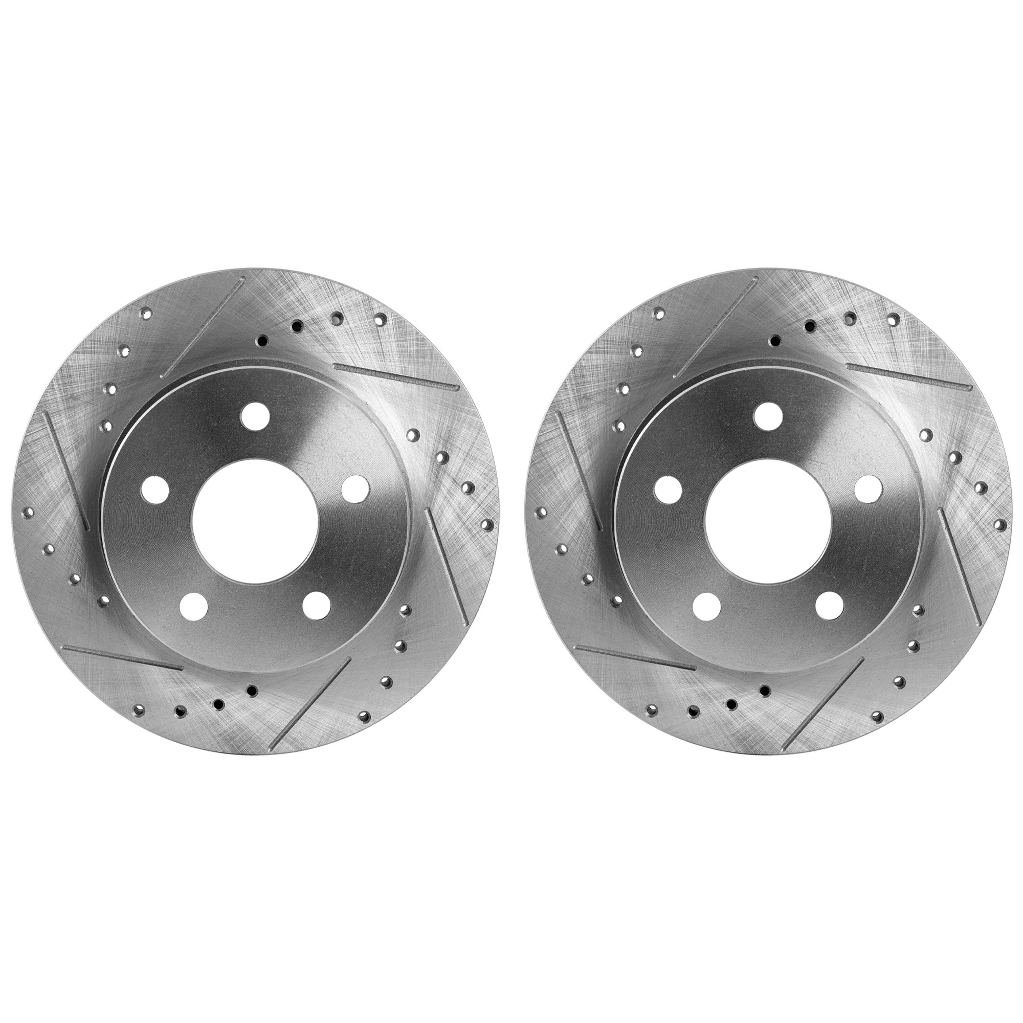 AM ION 04-07 MALIBU 04-12 REAR BRAKE DISC Drilled and Slotted SKU SET JC27110080DRS2 OEM 19352-55094-145563-493465-4888