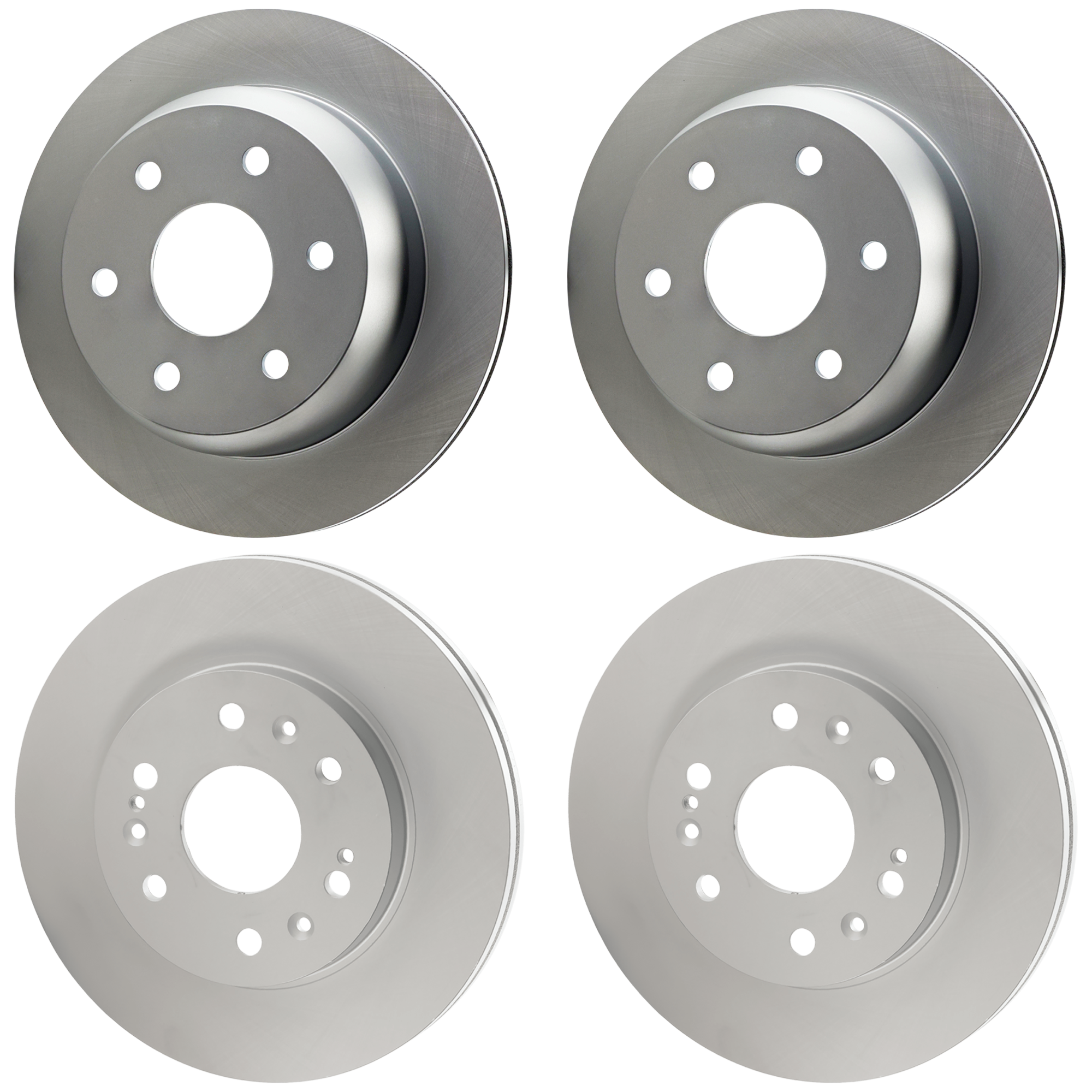 AM SIERRA 1500 CLASSIC 07-07 FRONT AND REAR BRAKE DISC 4 Wheel Set Plain Surface SKU SET JC27110095G 4 C