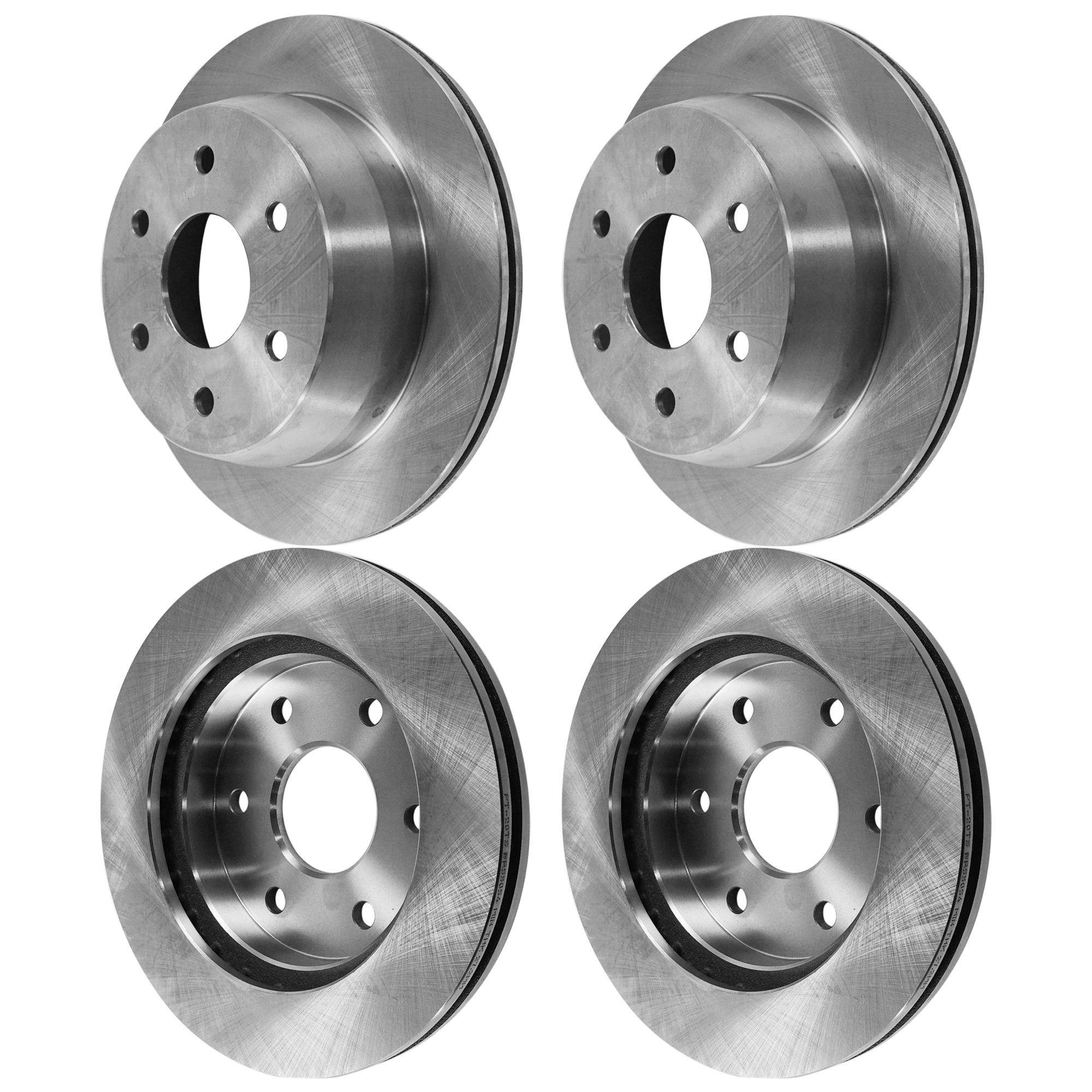 AM SILVERADO SIERRA 1500-99-07 FRONT AND REAR BRAKE DISC 4 Wheel Set SKU SET JC27110096-4 A OEM 15712800-19211496-18060214-157