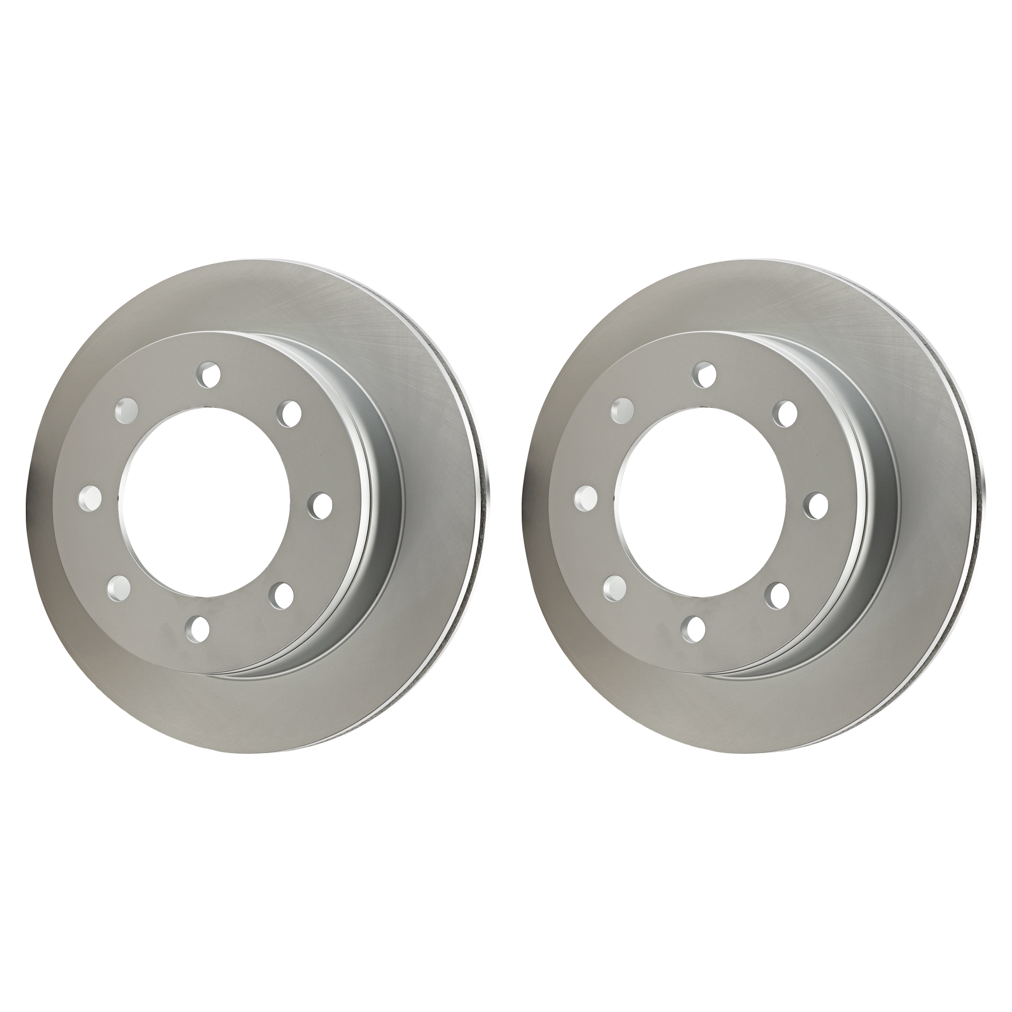AM SILVERADO SIERRA 99-10 EXPRESS SAVANA VAN 03-17 REAR BRAKE DISC RH AND LH Plain Surface G Coated Cast Iron Vented 8 Lugs SKU SET JC27110098G 2 OEM 15712803 PFM