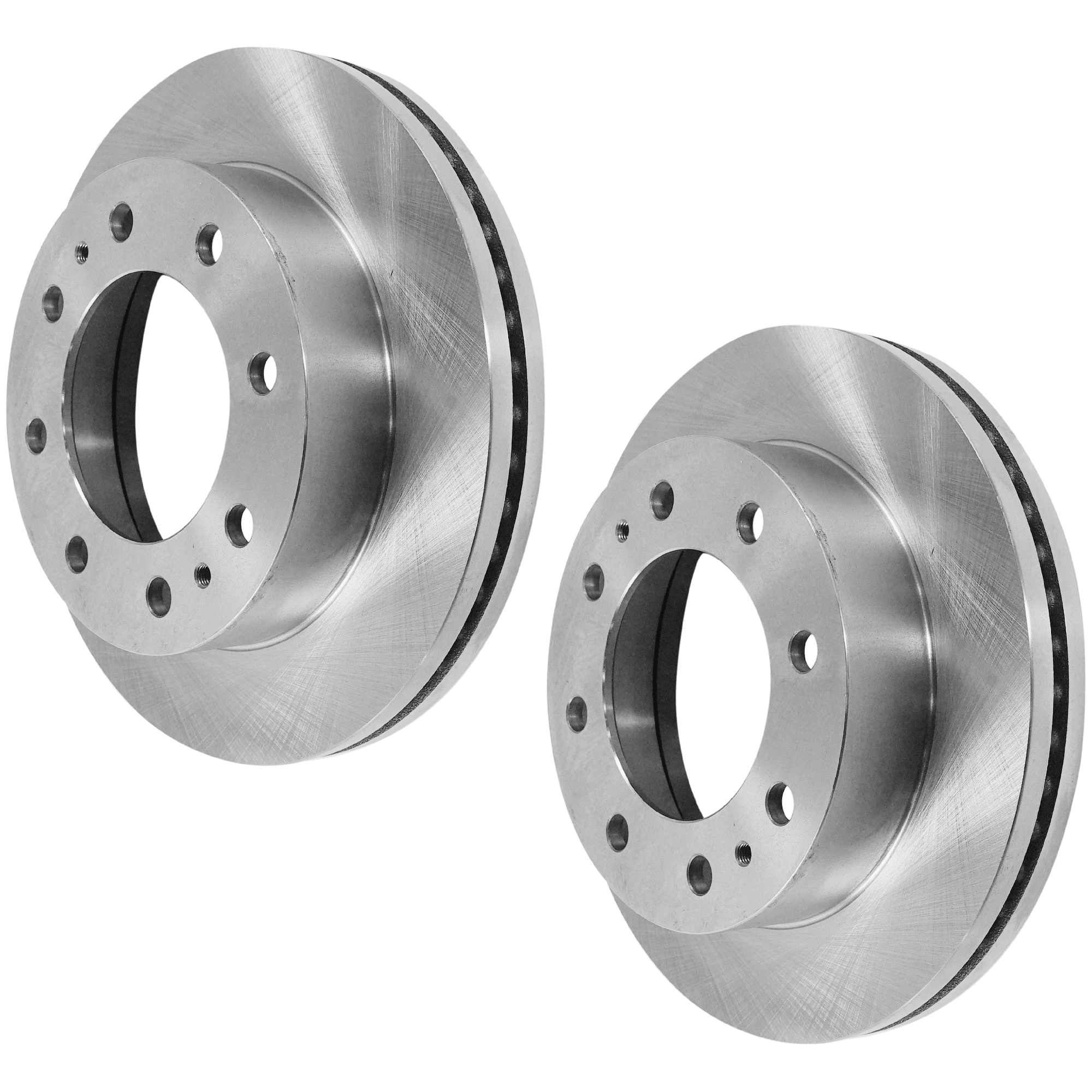 AM SILVERADO SIERRA 01-10 AVALANCHE 2500-02-04 EXPRESS SAVANNA VAN 03-22 FRONT BRAKE DISC RH AND LH Plain Surface 2 Wheel Set SKU SET JC27110101-2 OEM 15733625