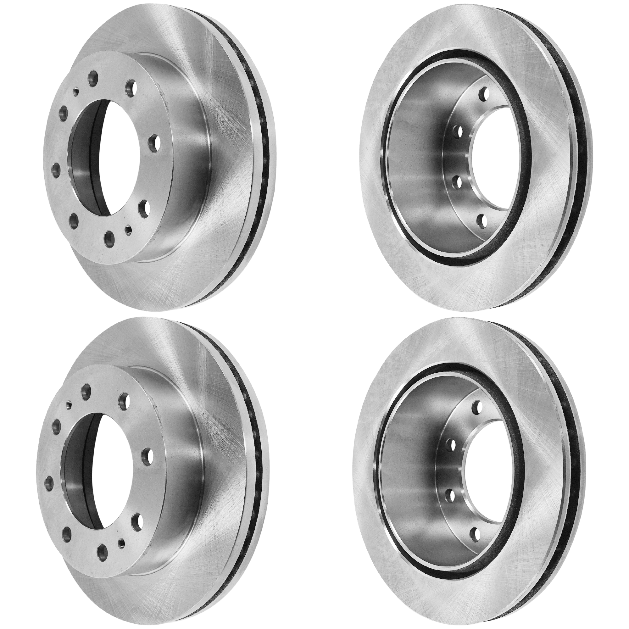 AM AVALANCHE 2500-02-04 EXPRESS 2500-21-22 FRONT AND REAR BRAKE DISC 4 Wheel Set SKU SET JC27110101-4 C OEM 15712801-15733625