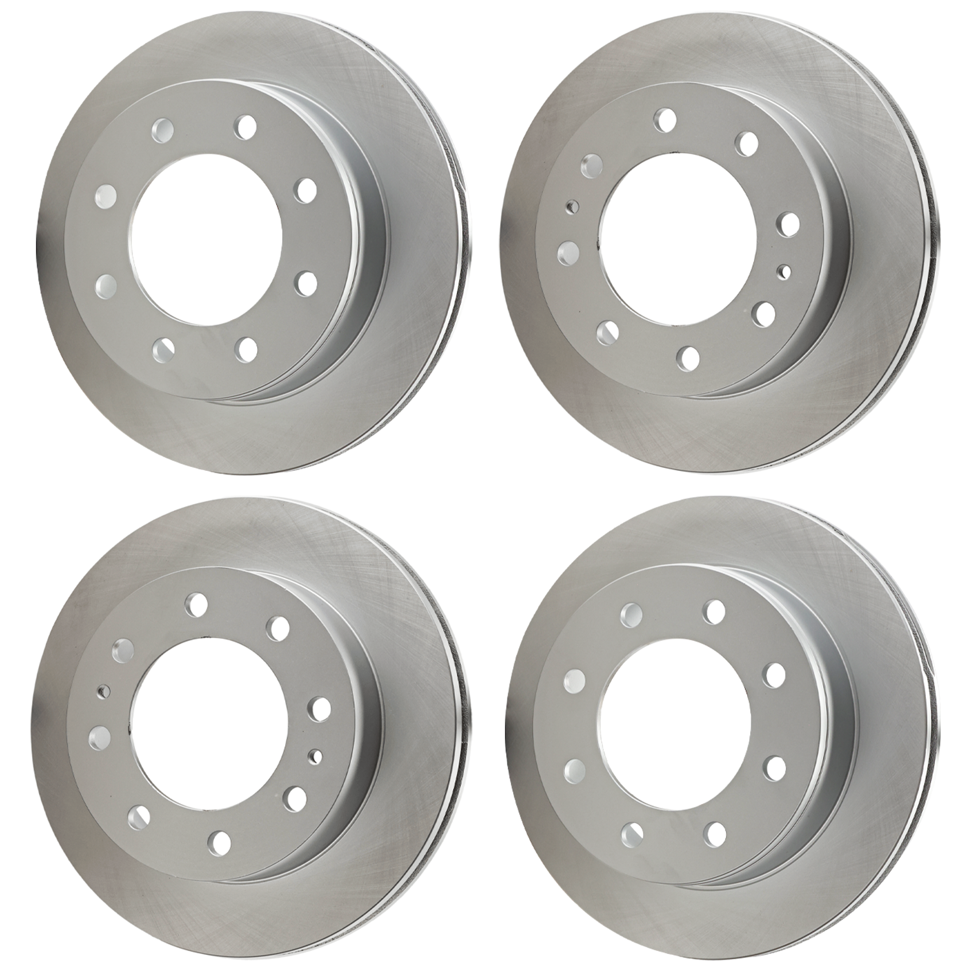 AM EXPRESS SAVANA 3500-04-22 FRONT AND REAR BRAKE DISC 4 Wheel Set Plain Surface SKU SET JC27110101G 4 B