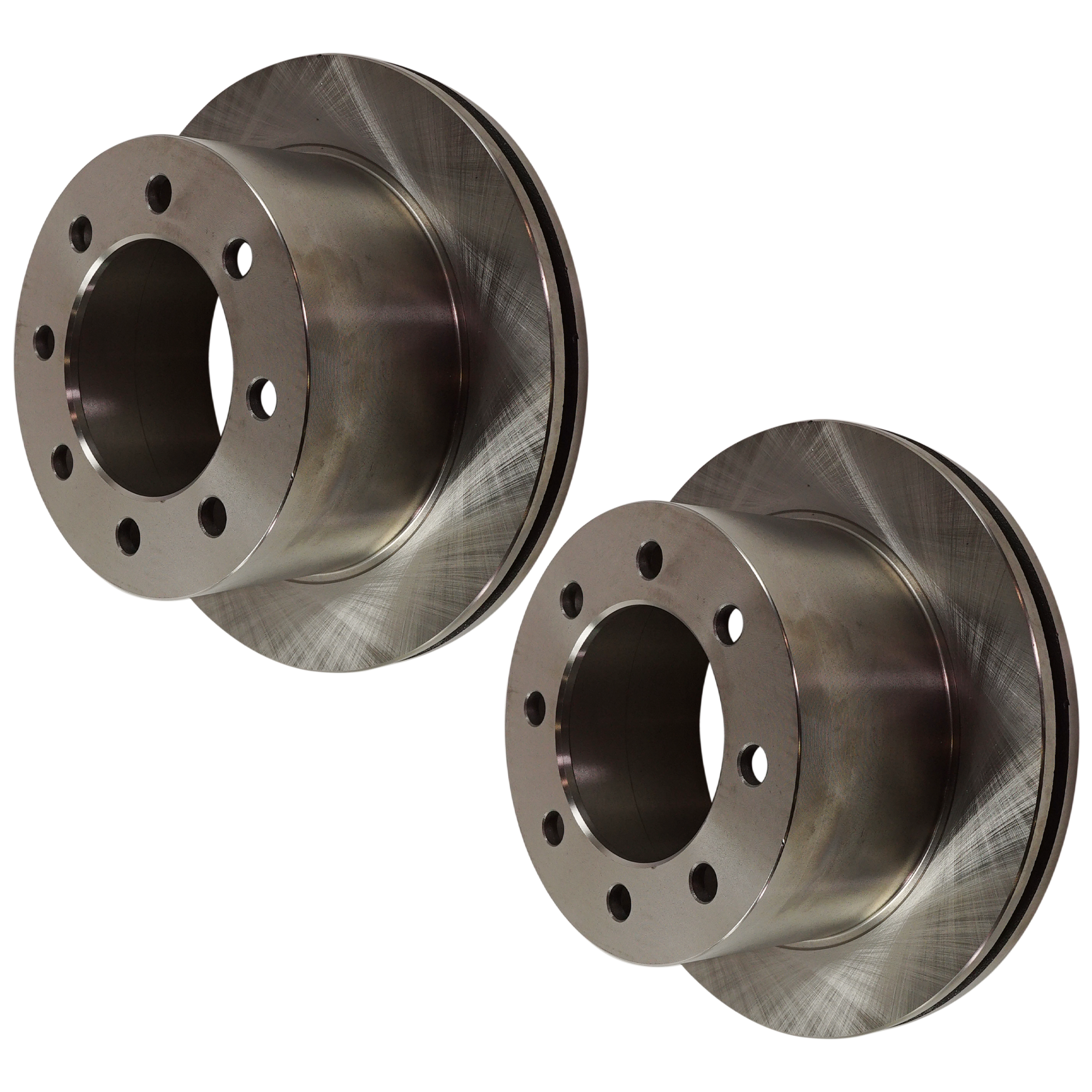 AM SILVERADO 3500 SIERRA 3500-01-06 REAR BRAKE DISC RH AND LH Plain Surface Vented 8 Lugs SKU SET JC27110102-2 OEM 15769474