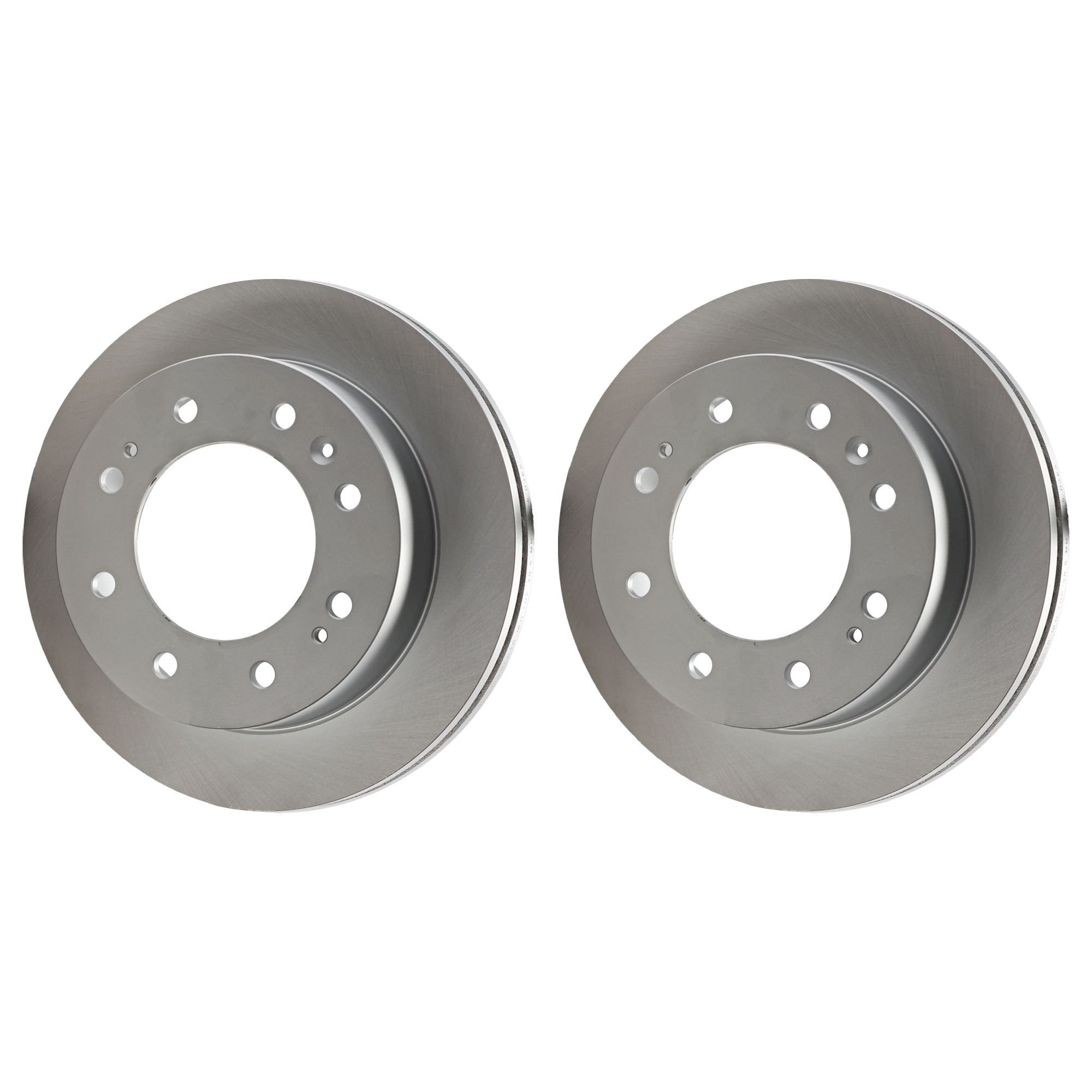 AM SILVERADO 2500 HD SIERRA 2500 HD 11-23 FRONT BRAKE DISC RH AND LH Plain Surface G Coated Cast Iron Vented 8 Lugs SKU SET JC27110103G 2 OEM 25807428 PFM