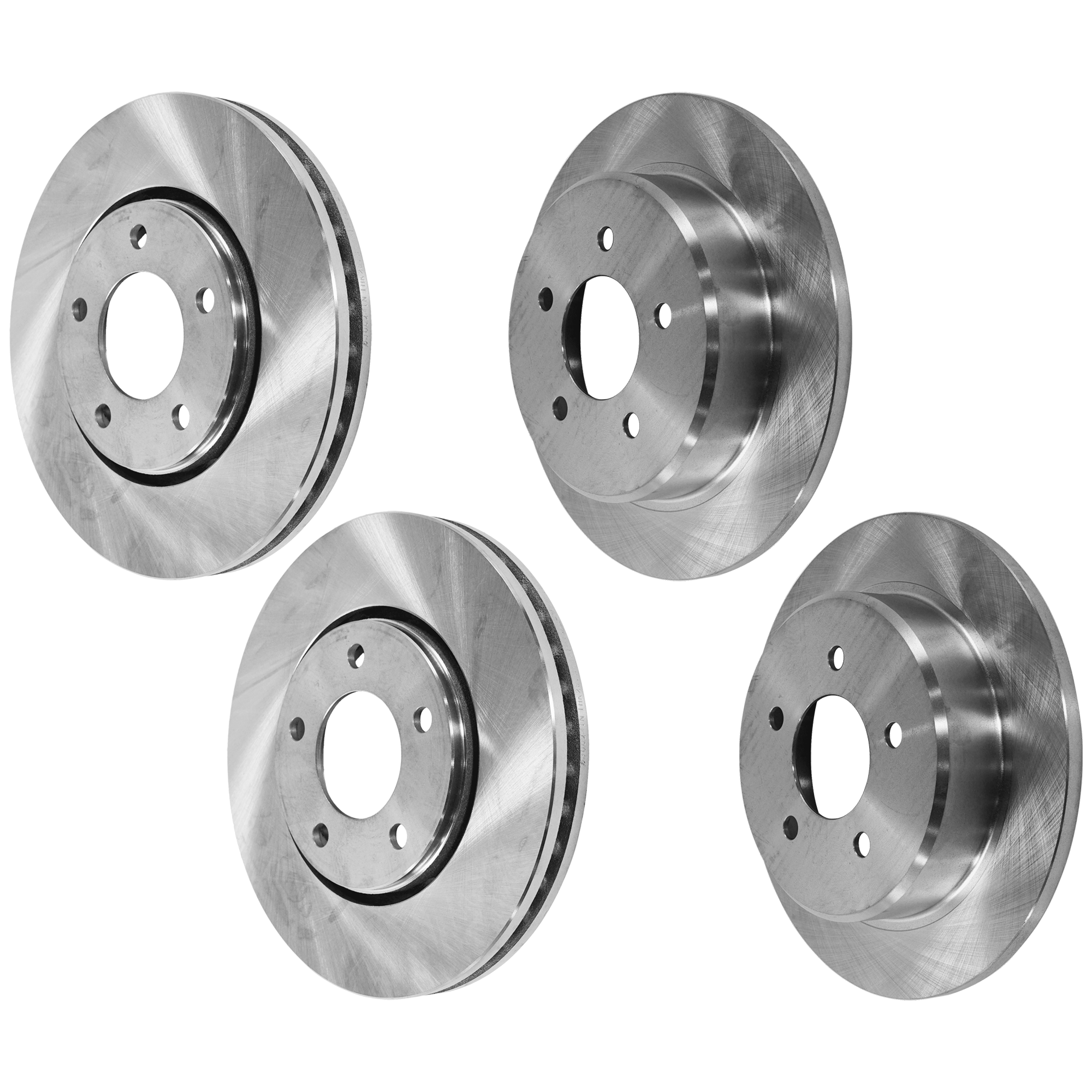 AM CARAVAN GRAND CARAVAN 01-07 FRONT AND REAR BRAKE DISC 4 Wheel Set SKU SET JC27110115-4 OEM 4721023-4721023AF 4721023AG 47