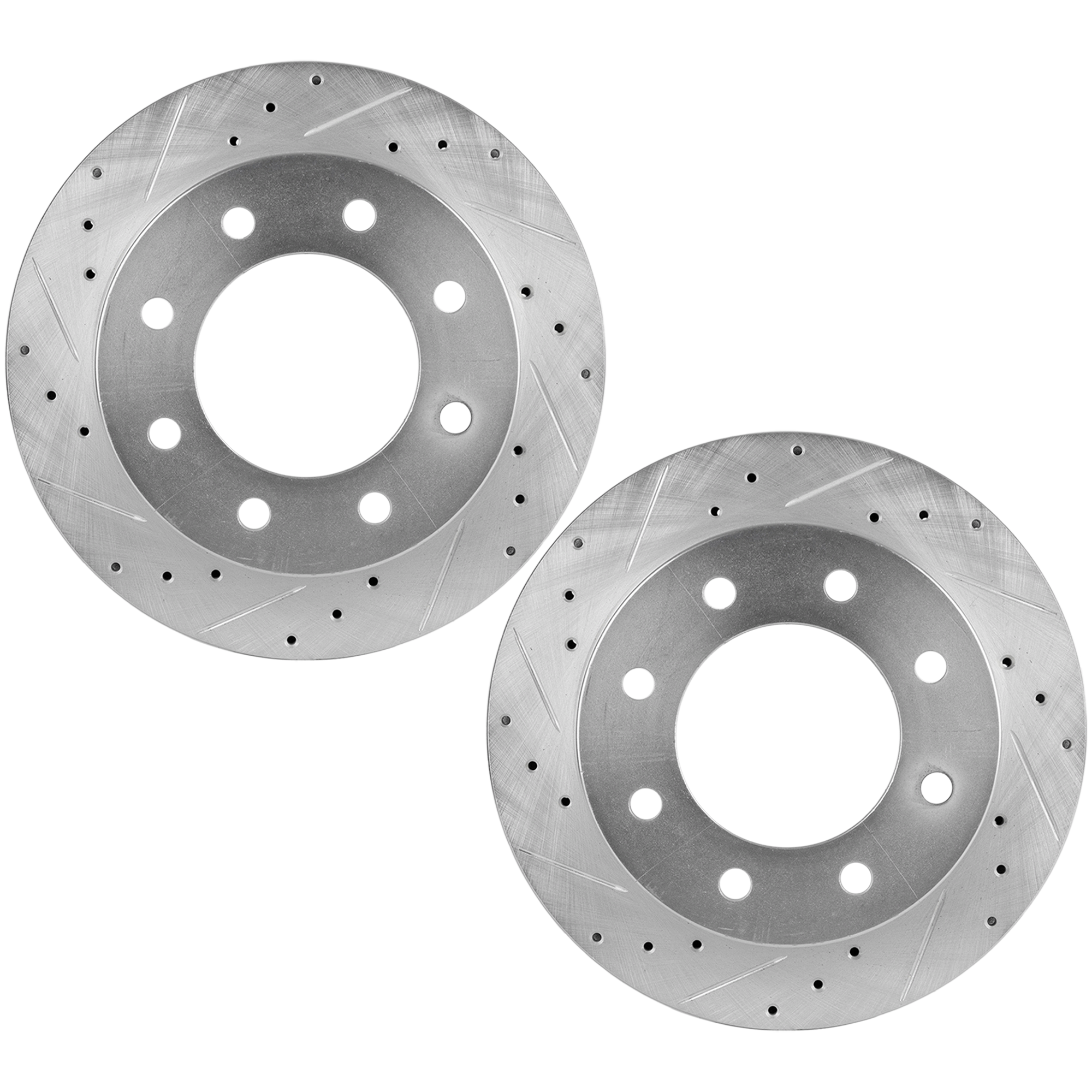 AM YUKON XL 2500-04-05 REAR BRAKE DISC RH AND LH 2 Wheel Set Performance Rotor Drilled and Slotted SKU SET JC27110146DRS2 OEM 27374-55086-145466-580173-8801
