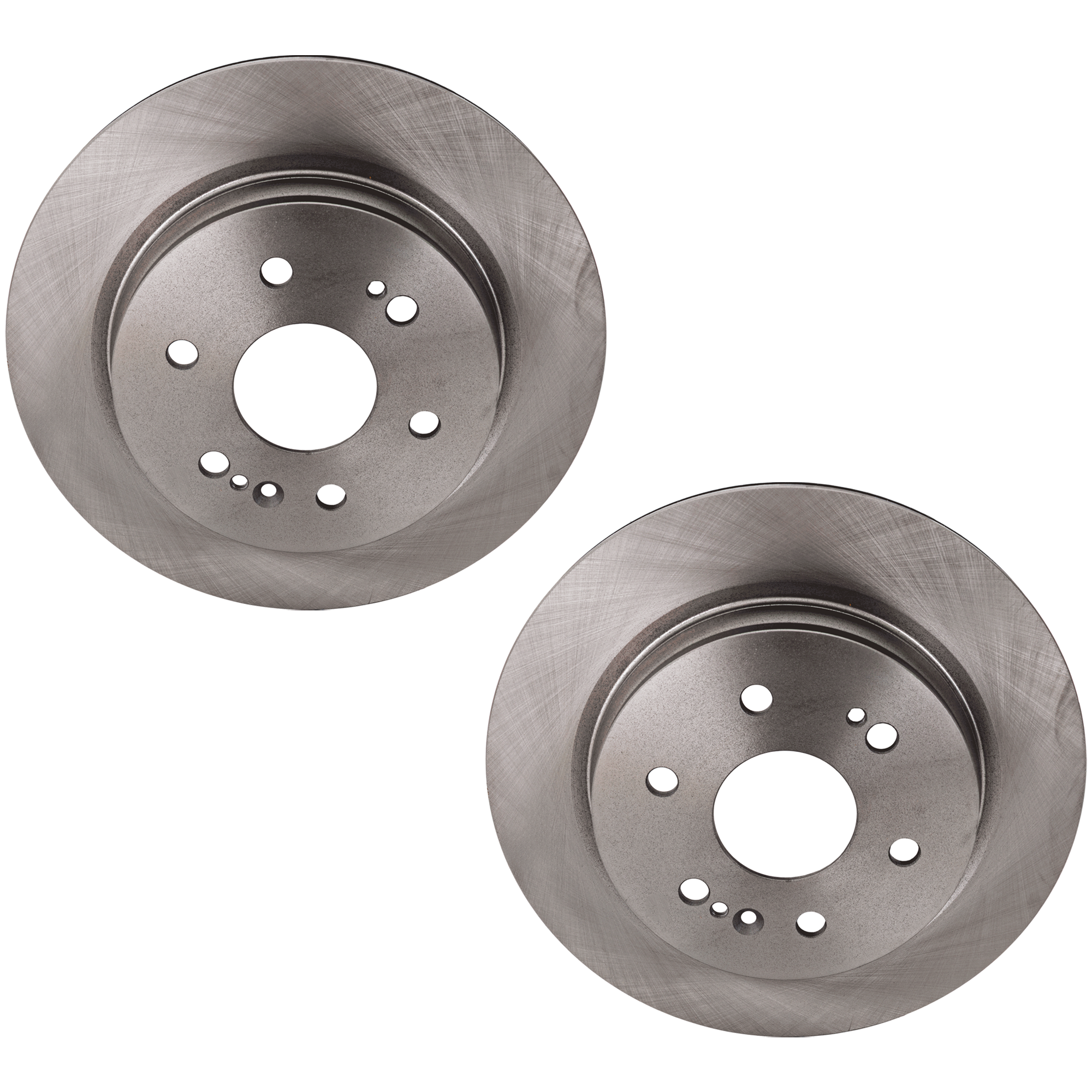 AM REAR BRAKE DISC RH AND LH Plain Surface 6 Lugs Cast Iron SKU SET JC271200352 OEM 13514114