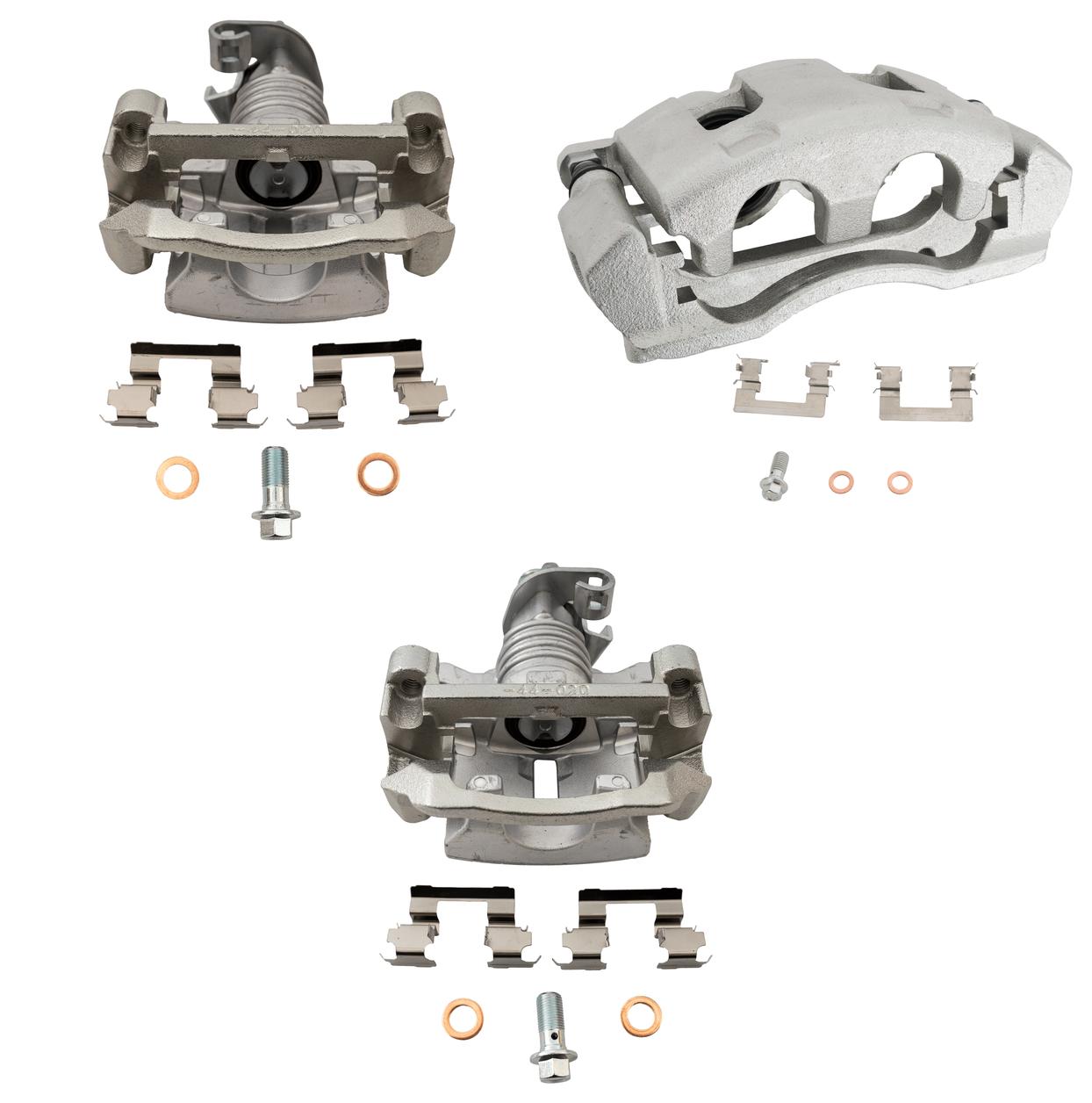 AM IMPALA 06-13 IMPALA LIMITED 14-16 FRONT AND REAR BRAKE KIT WITH CALIPERS 4 Wheel Set Includes 4 Brake Caliper SKU SET JC27150043 A