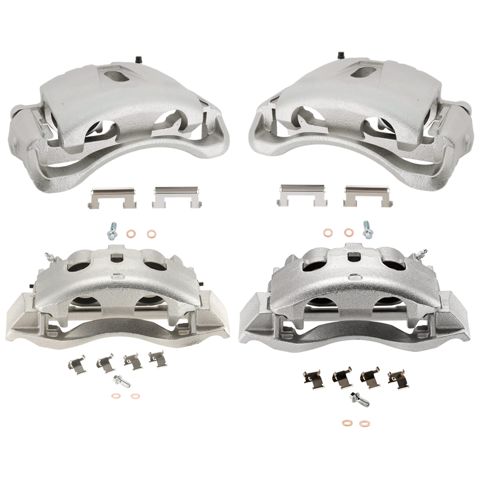 AM EXPRESS SAVANA 3500-09-20 FRONT AND REAR BRAKE KIT WITH CALIPERS 4 Wheel Set Includes 4 Brake Caliper SKU SET JC27150045-4
