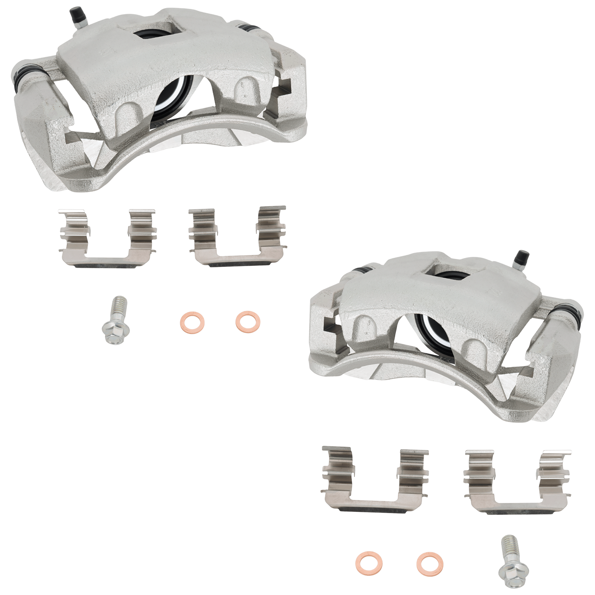 AM AVEO 04-11 SPARK EV 14-16 FRONT BRAKE KIT WITH CALIPERS 2 Wheel Set Includes 2 Brake Caliper SKU SET JC27150053