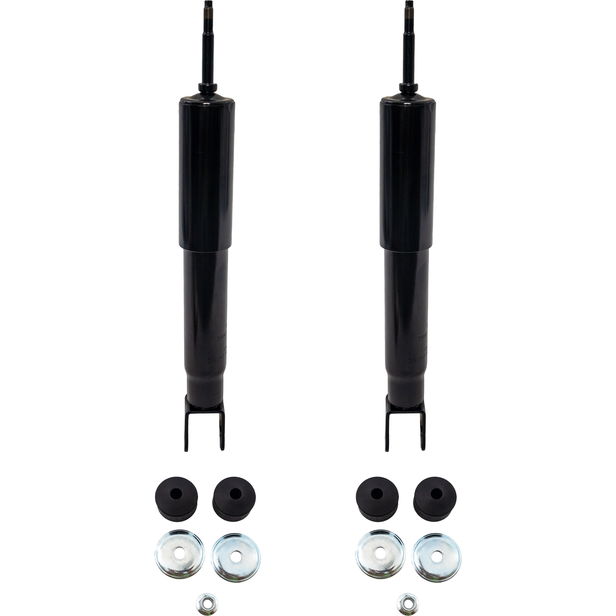 AM EXPRESS 1500 SAVANA 1500-03-14 FRONT SHOCK ABSORBER RH AND LH Gas Charged Twin tube All Wheel Drive Set of 2 SKU SET JC28010001-2 OEM 12477738-12477658