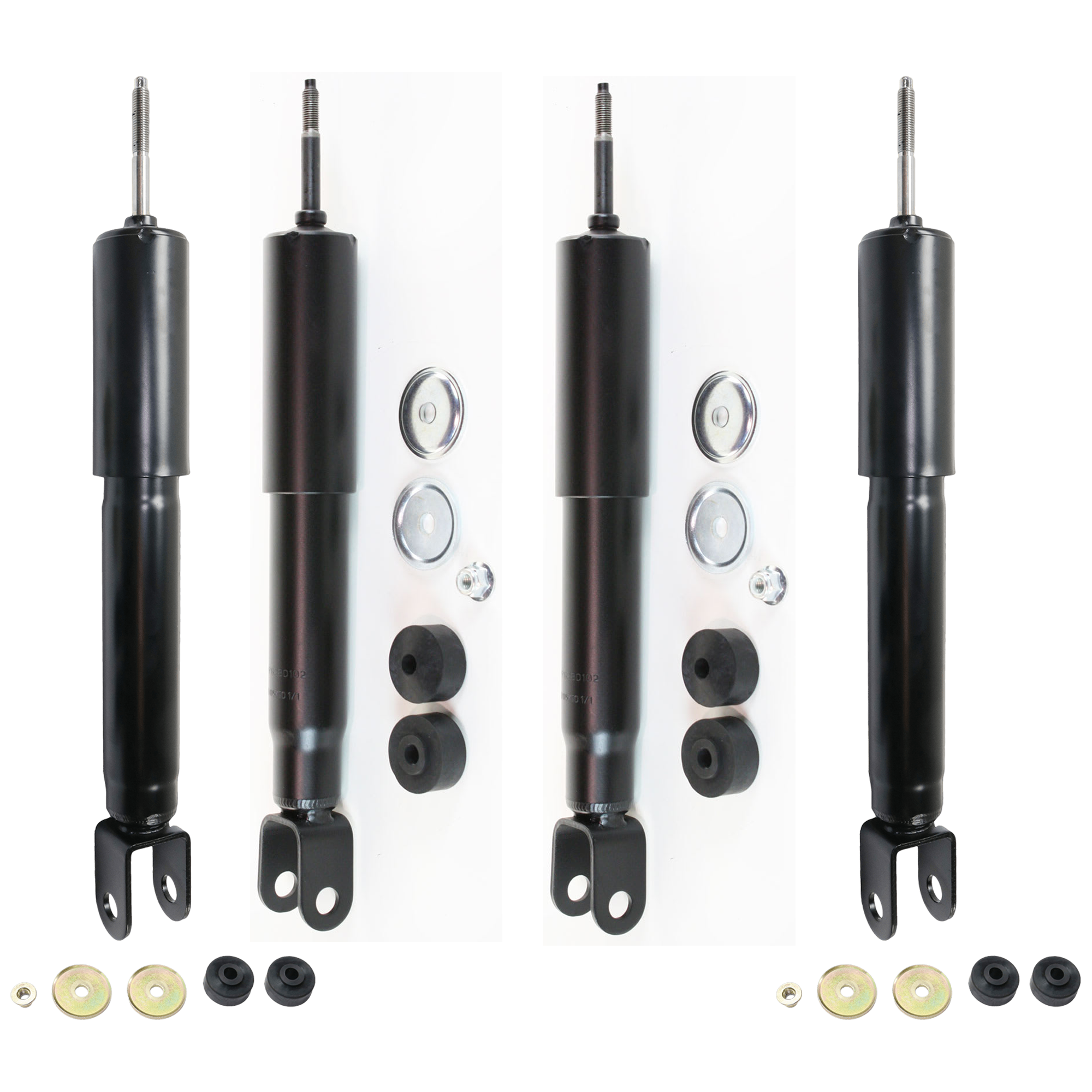 AM SIERRA SILVERADO 1500-99-06 FRONT SHOCK ABSORBER RH AND LH Gas Charged Monotube Set of 8 SKU SET JC280101 OEM 89040177-89040176