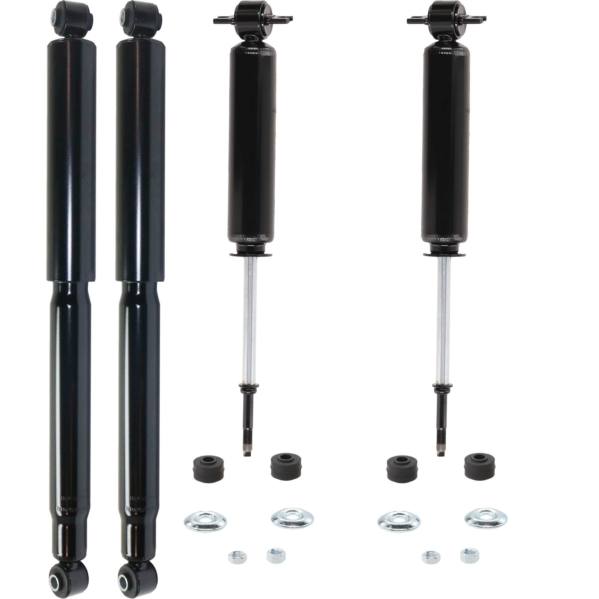 AM DAKOTA 97-04 DURANGO 99-03 FRONT AND REAR SHOCK RH AND LH Gas Charged Twin tube Set of 4 SKU SET JC280104-4 OEM 22046455-22046456-4883055-4883