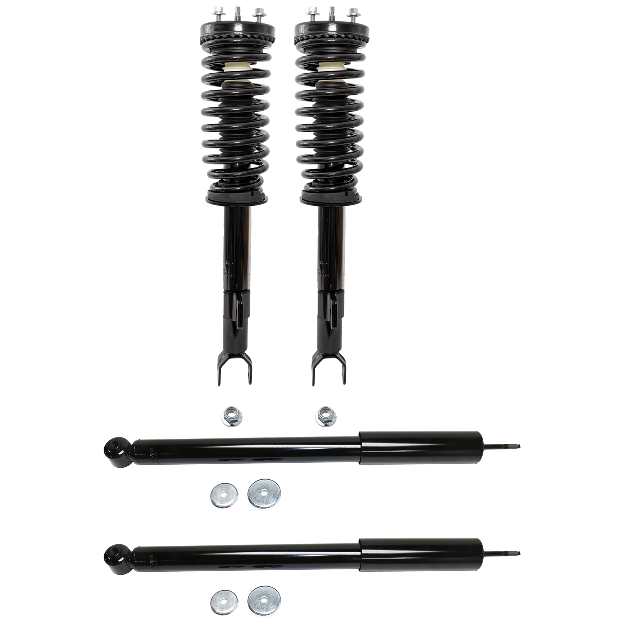 AM CHRYSLER 300-05-10 CHARGER 06-10 FRONT AND REAR SHOCK ABSORBER RH AND LH Set of 4 SKU SET JC280523