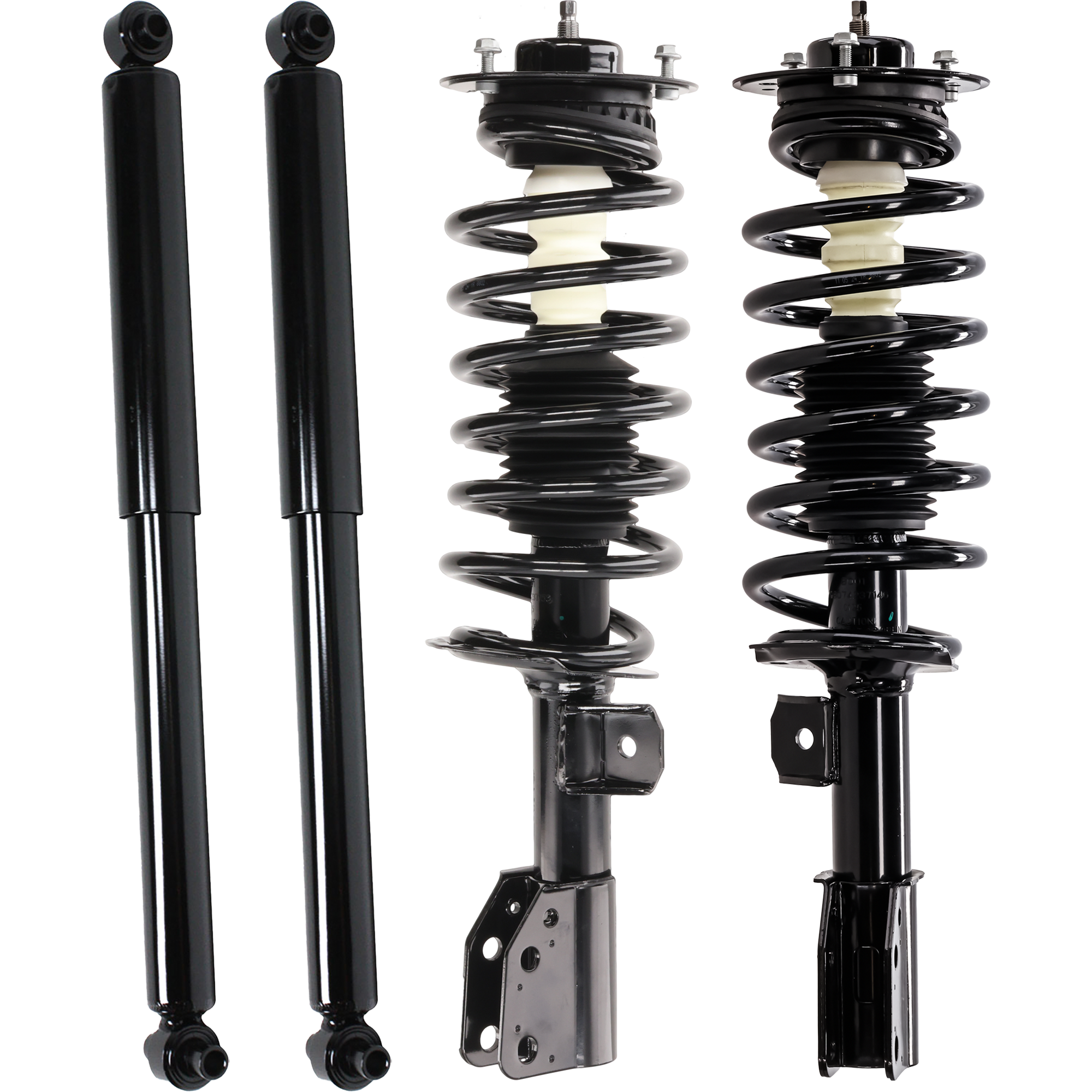 AM EQUINOX 05-06 TORRENT 06-06 FRONT AND REAR SHOCK AND FULLY LOADED STRUT RH AND LH Gas Charged Twin tube Set of 4 SKU SET JC280525-4 OEM 15800495-88965461-19122332-889