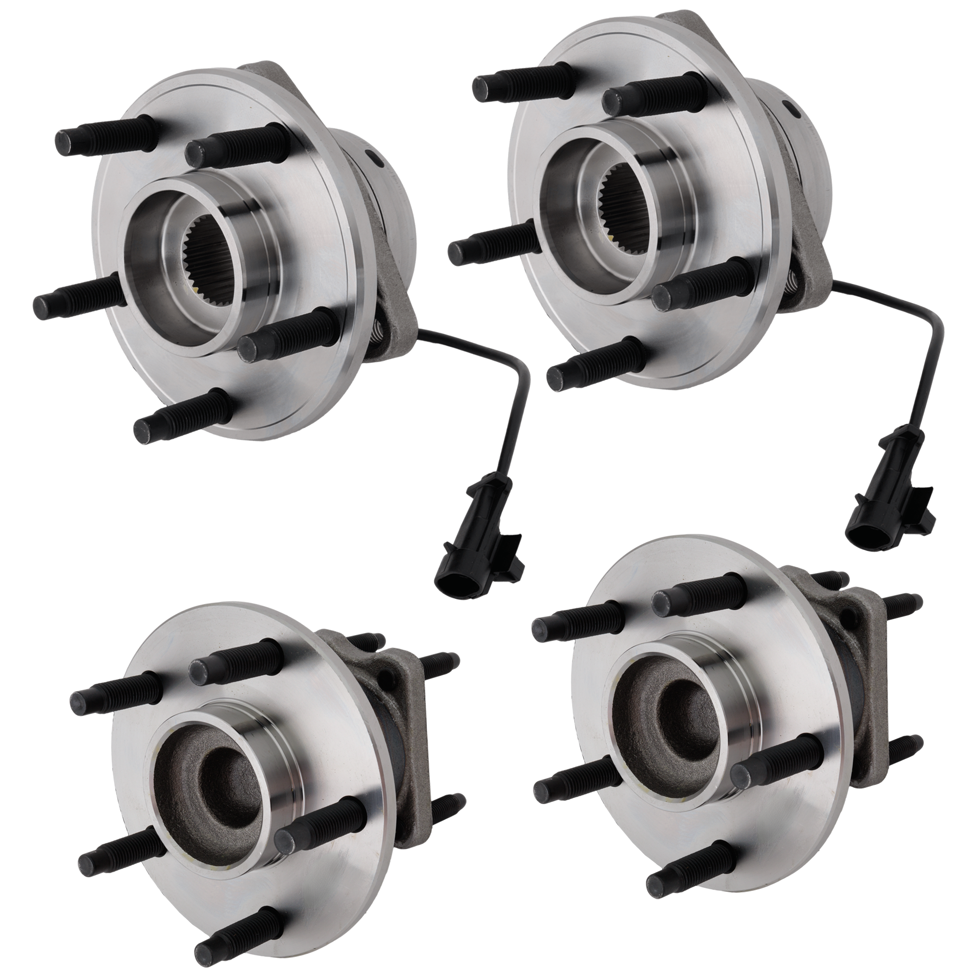 AM MALIBU 04-12 COBALT 08-10 FRONT AND REAR HUB ASSEMBLY RH AND LH Set of 4-4 Wheel ABS FWD SKU SET JC283706-4 OEM 15793213-15798483-22721886-209