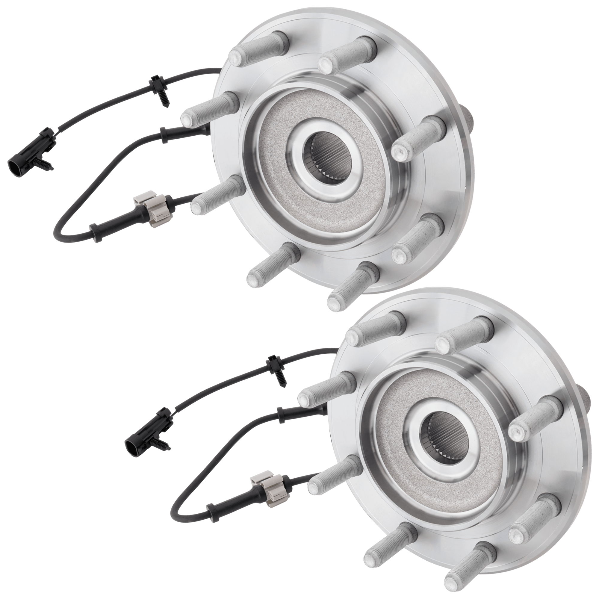 AM SILVERADO 3500 SIERRA 3500 PICKUP 01-07 FRONT HUB ASSEMBLY RH AND LH RWD SKU SET JC283716-2 OEM 715087-7300369-15056753-152257