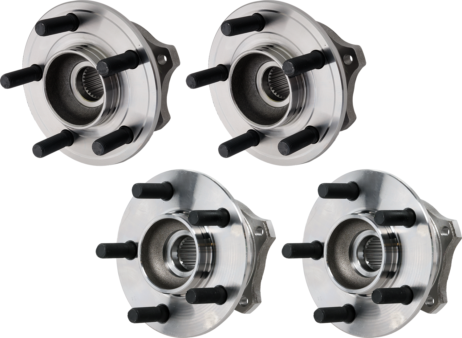 AM CHRYSLER 300-05-09 CHARGER 07-09 FRONT AND REAR HUB ASSEMBLY RH AND LH 5 Lugs SKU SET JC283731 OEM 91248389-91424849
