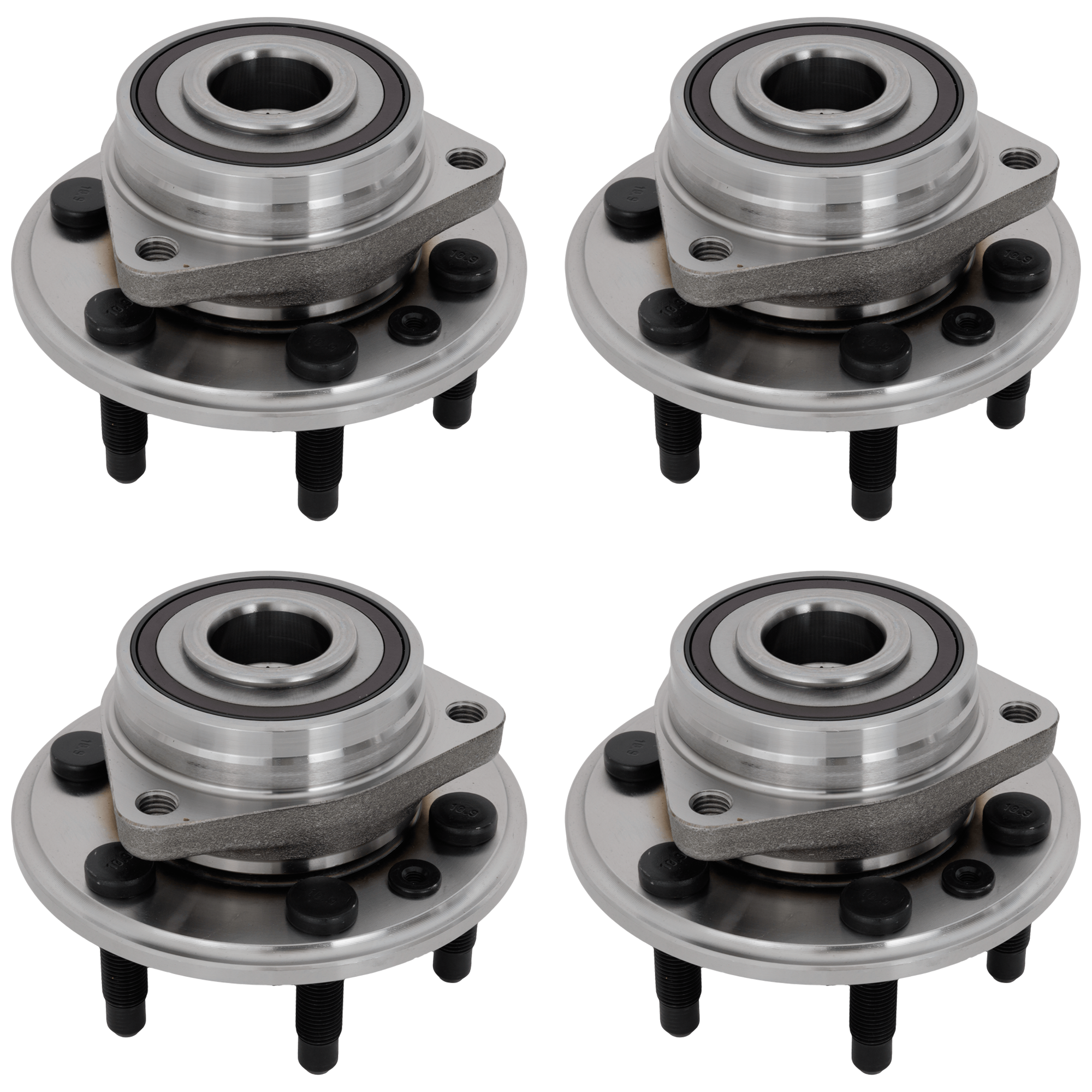 AM 9-4X 11-11 SRX 10-16 FRONT AND REAR HUB ASSEMBLY RH AND LH SKU SET JC283737-4 OEM 13589508