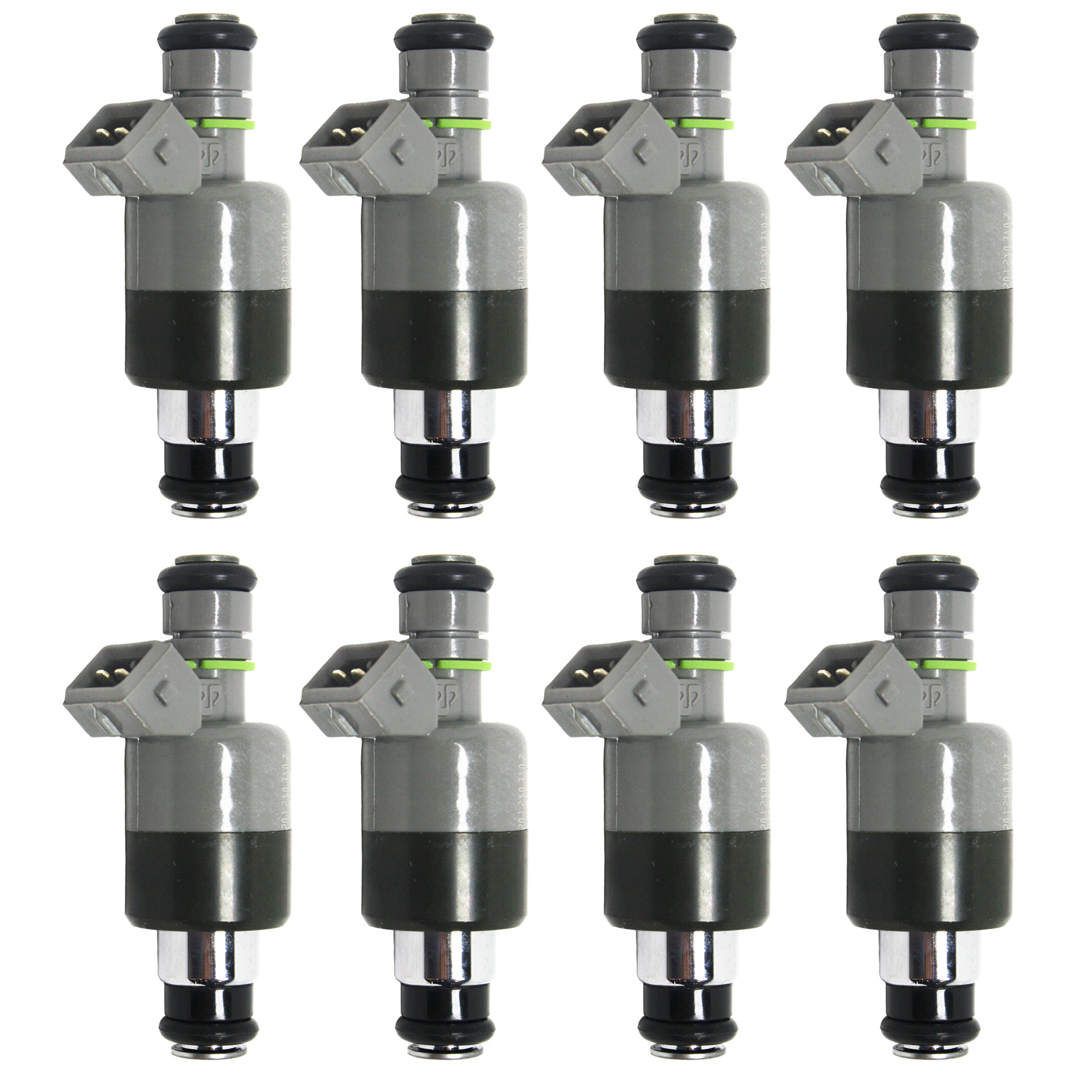 AM COMMERCIAL CHASSIS DEVILLE SEVILLE 91-93 FUEL INJECTOR Set of 8 SKU SET JC314305-8