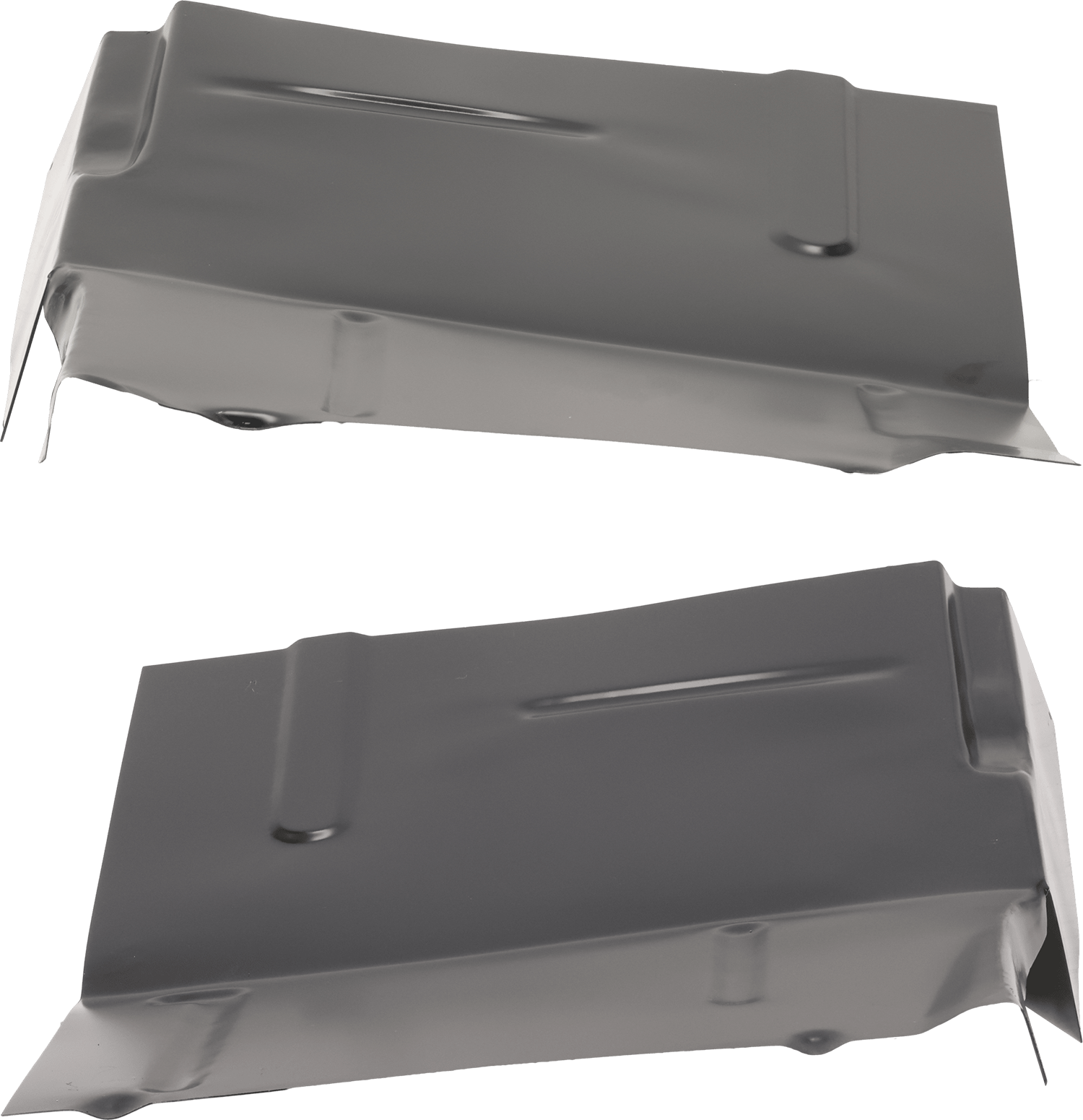 AM CHEVROLET GMC FULL SIZE PICKUP 73-87 SUBURBAN BLAZER 73-91 FLOOR PAN RH AND LH Front Section Extension w Backing Plate SKU SET JC43250035