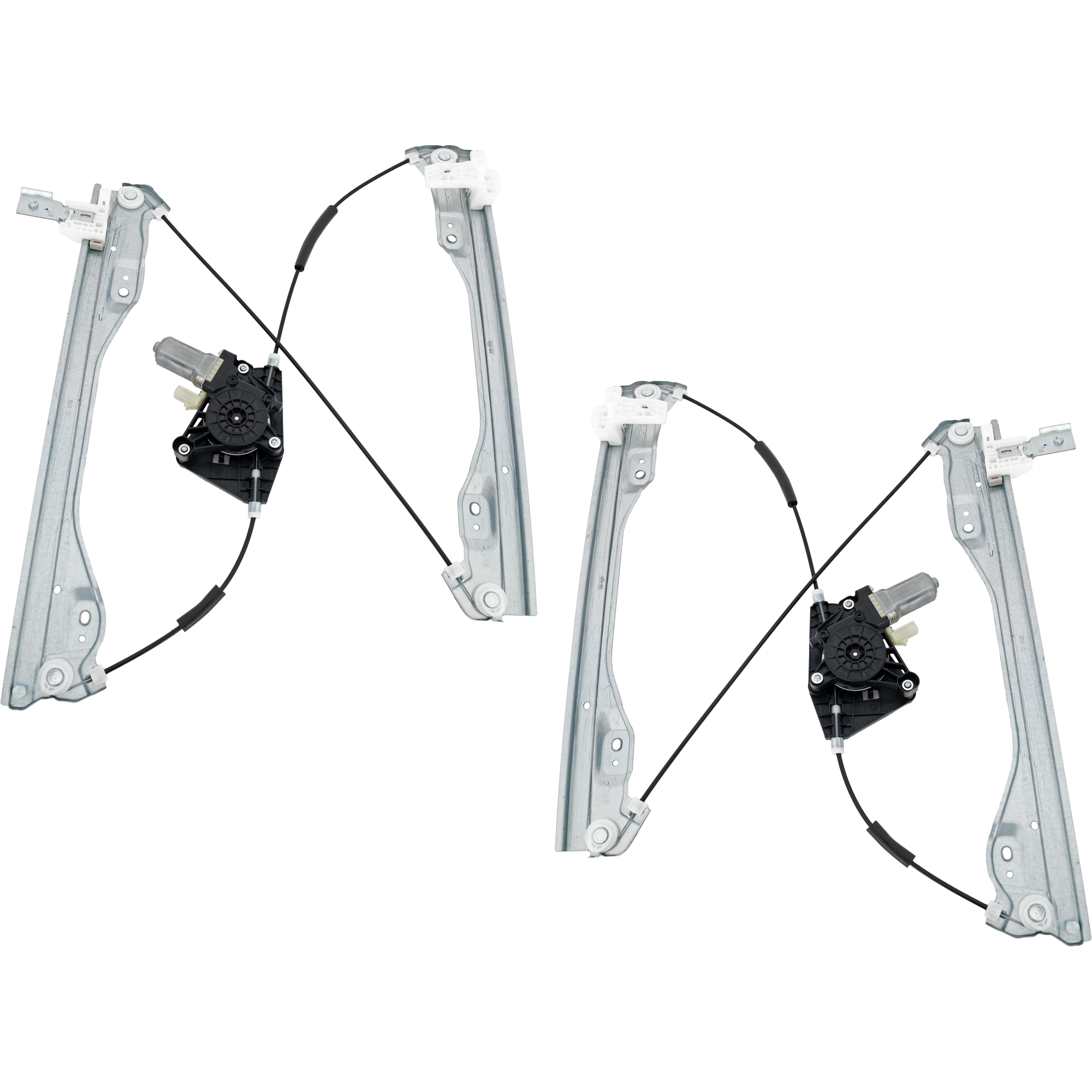 AM PACIFICA 17-24 VOYAGER 20-22 FRONT WINDOW REGULATOR RH AND LH Power w Motor 2 Pins SKU SET JC46290003 Partslink CH1350198 CH1351198 OEM 68314748AA PFM 68314749AA PFM