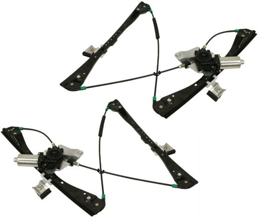 AM MALIBU 04-08 FRONT WINDOW REGULATOR RH AND LH Power w Motor SKU SET JC462905 Partslink GM1350133 GM1351133 OEM 25802960-25802961