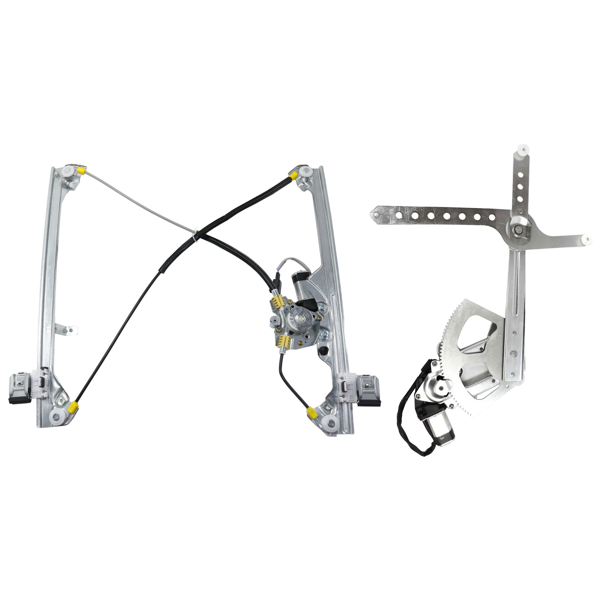 AM TAHOE YUKON 00-00 FRONT WINDOW REGULATOR RH AND LH Set of 2 Power w Motor SKU SET JC462917-2 Partslink GM1350110 GM1351103 OEM 19120846-22071948