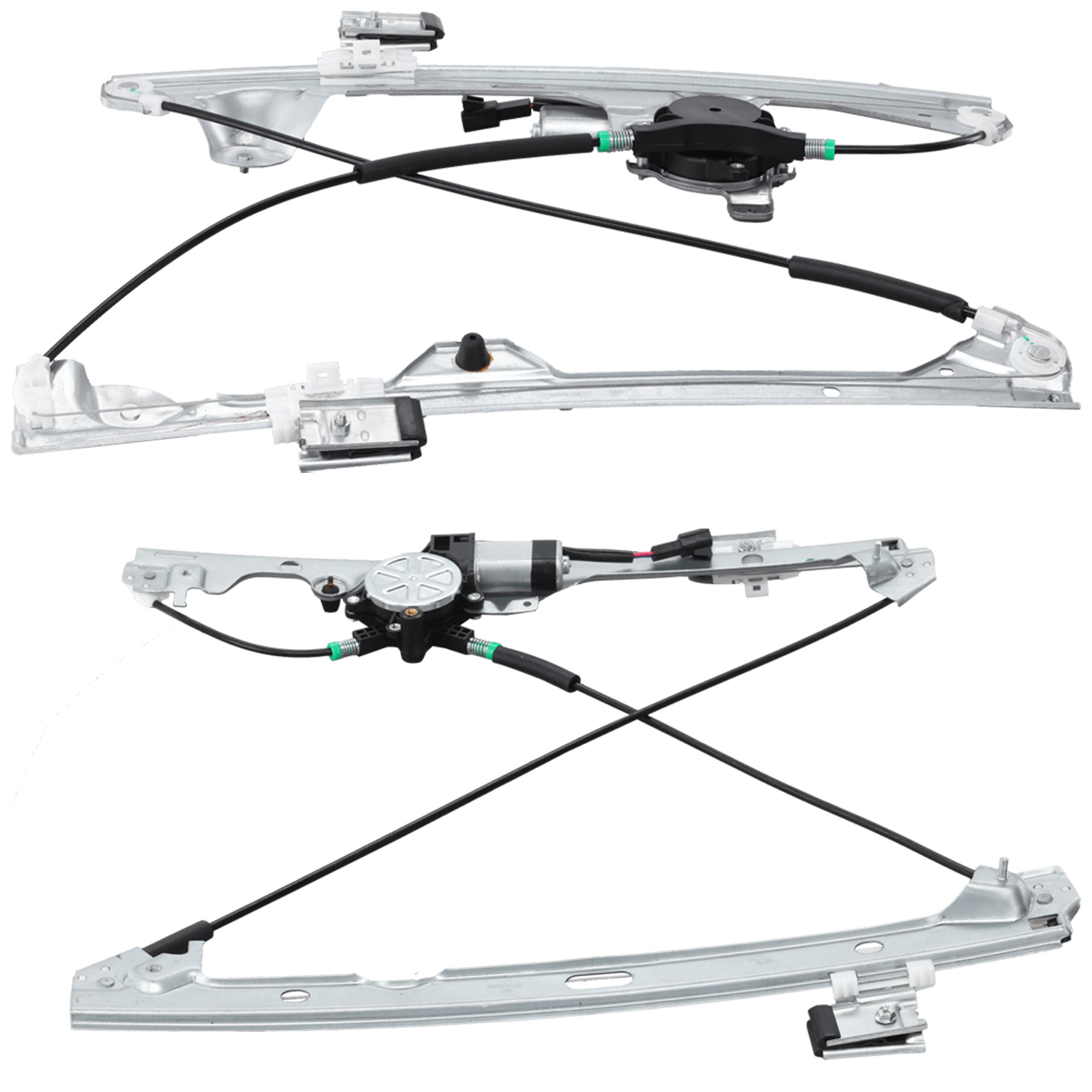 AM SILVERADO 2500 HD 07-14 FRONT AND REAR WINDOW REGULATOR LH Power w Motor Excludes 2007 Classic Crew Cab SKU SET JC462923 A Partslink GM1350162 GM1550129 OEM 20945138-20945140