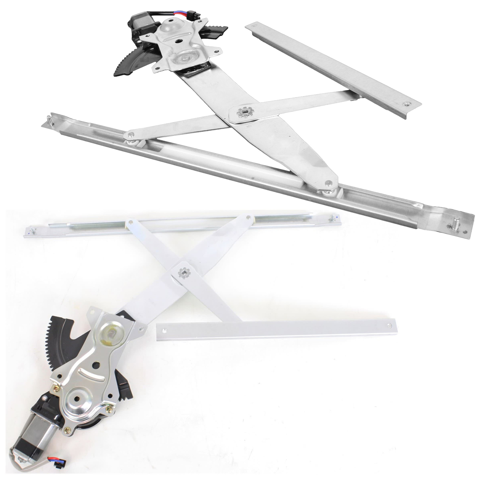 AM CAVALIER SUNFIRE 95-05 FRONT WINDOW REGULATOR RH AND LH Power With Motor SKU SET JC462931 Partslink GM1350125 GM1351125 OEM 15218046-15218050