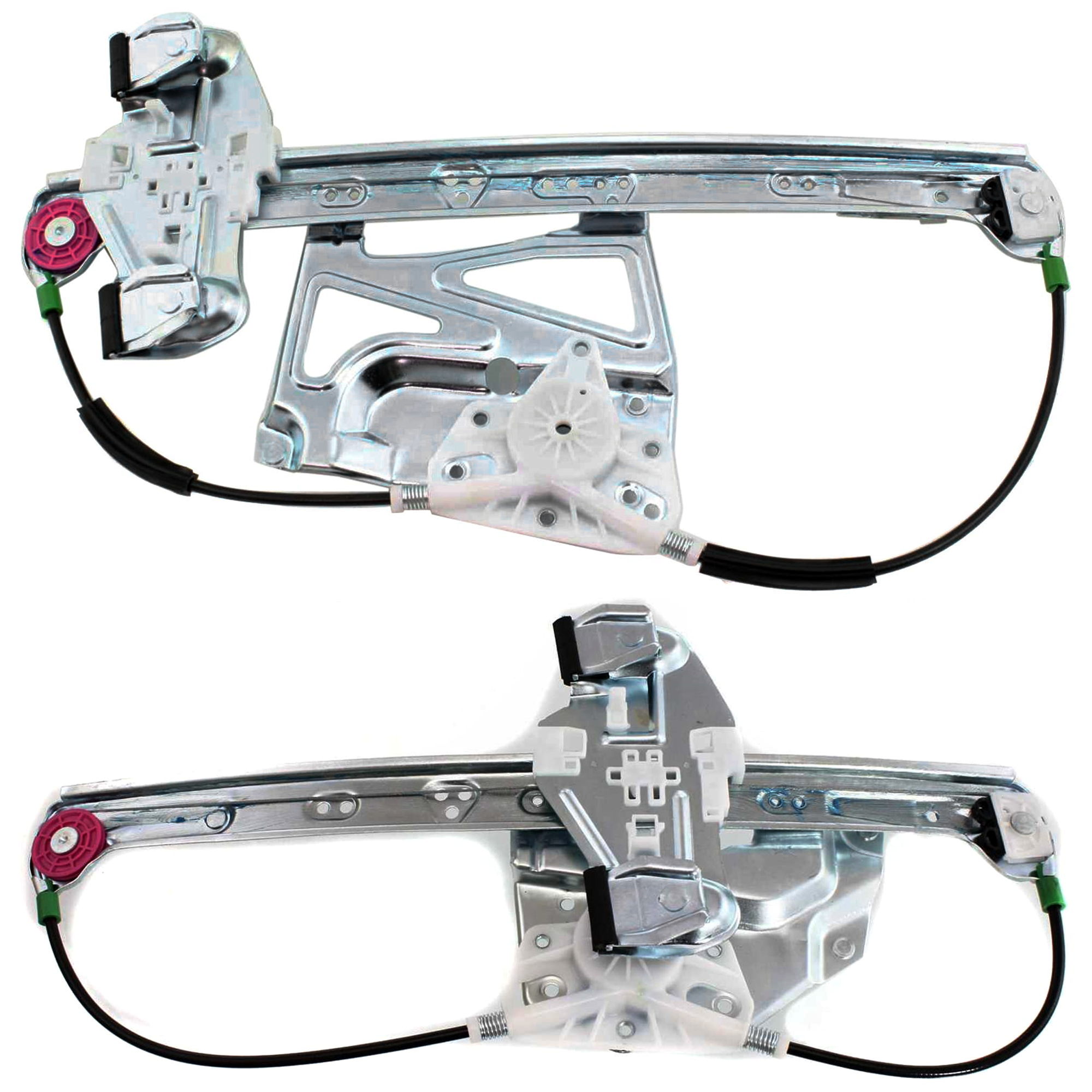 AM DEVILLE 00-05 FRONT AND REAR WINDOW REGULATOR LH Power w o Motor SKU SET JC462942-2L Partslink GM1350139 GM1550112 OEM 10393234 PFM 19244840 PFM 1924