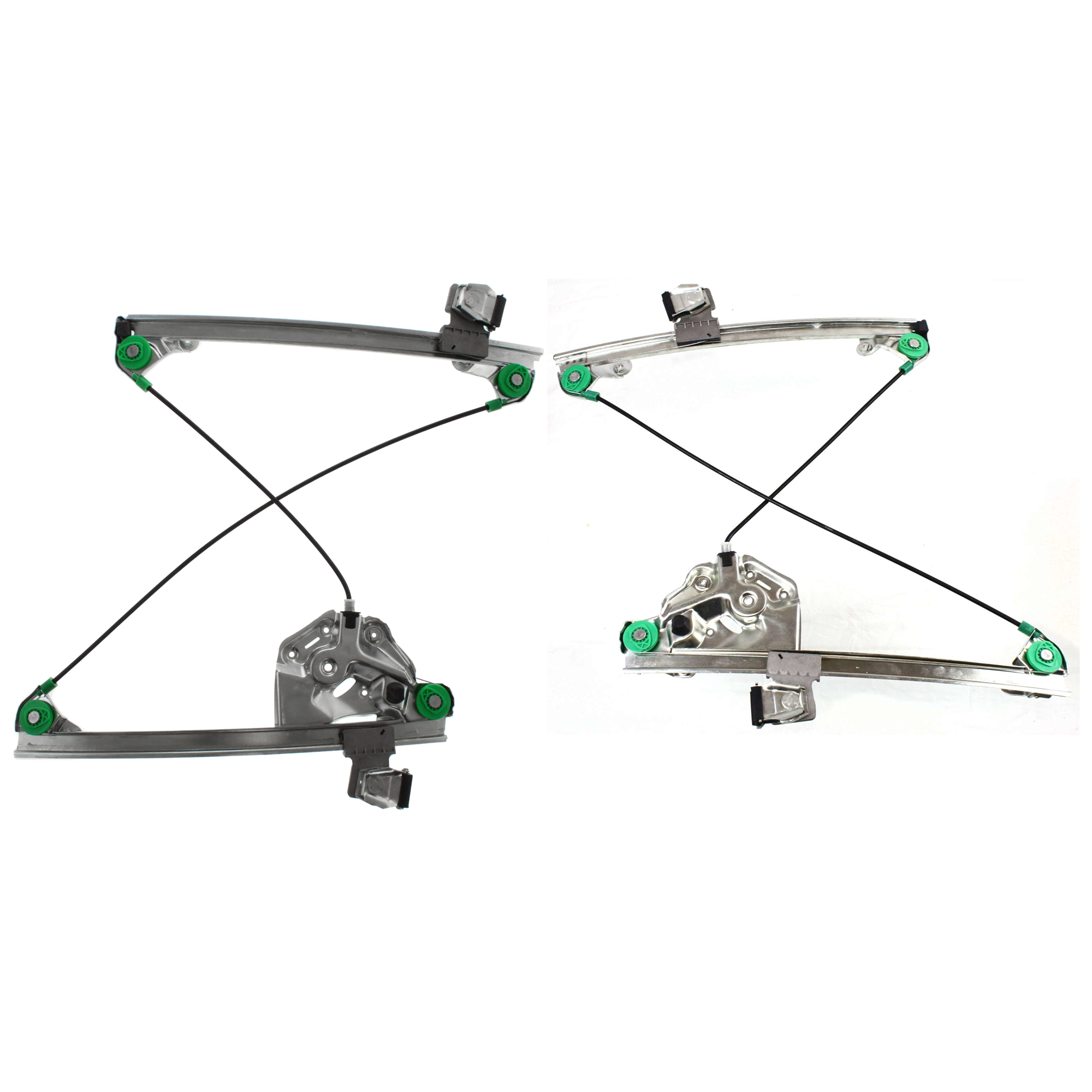 AM CTS 03-07 FRONT WINDOW REGULATOR RH AND LH Power Without Motor SKU SET JC462949 Partslink GM1350163 GM1351163 OEM 15775228-15775229