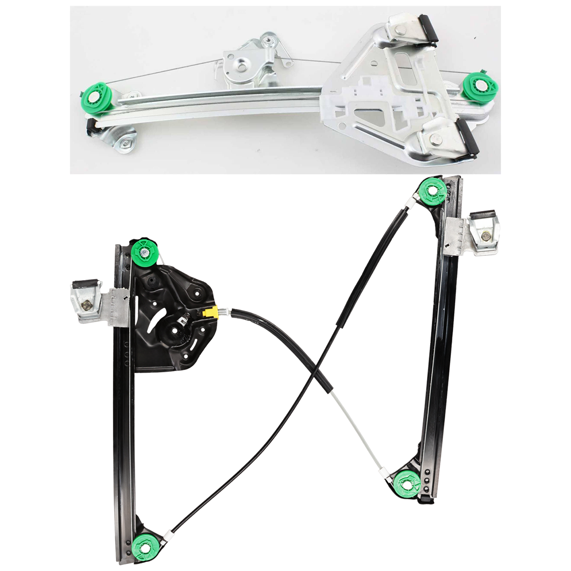 AM CTS 03-07 FRONT AND REAR WINDOW REGULATOR LH Power w o Motor SKU SET JC462950 Partslink GM1350163 GM1550111 OEM 15277680 PFM 15775229