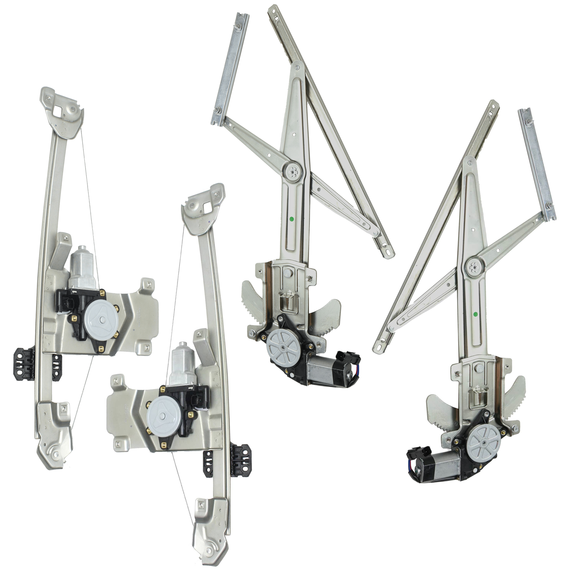 AM COLORADO 04-12 WINDOW REGULATOR Set of 4 Front and Rear RH AND LH Power w Motor SKU SET JC462951-4 Partslink GM1350164 GM1351164 OEM 15922914-15922915-15922916-815