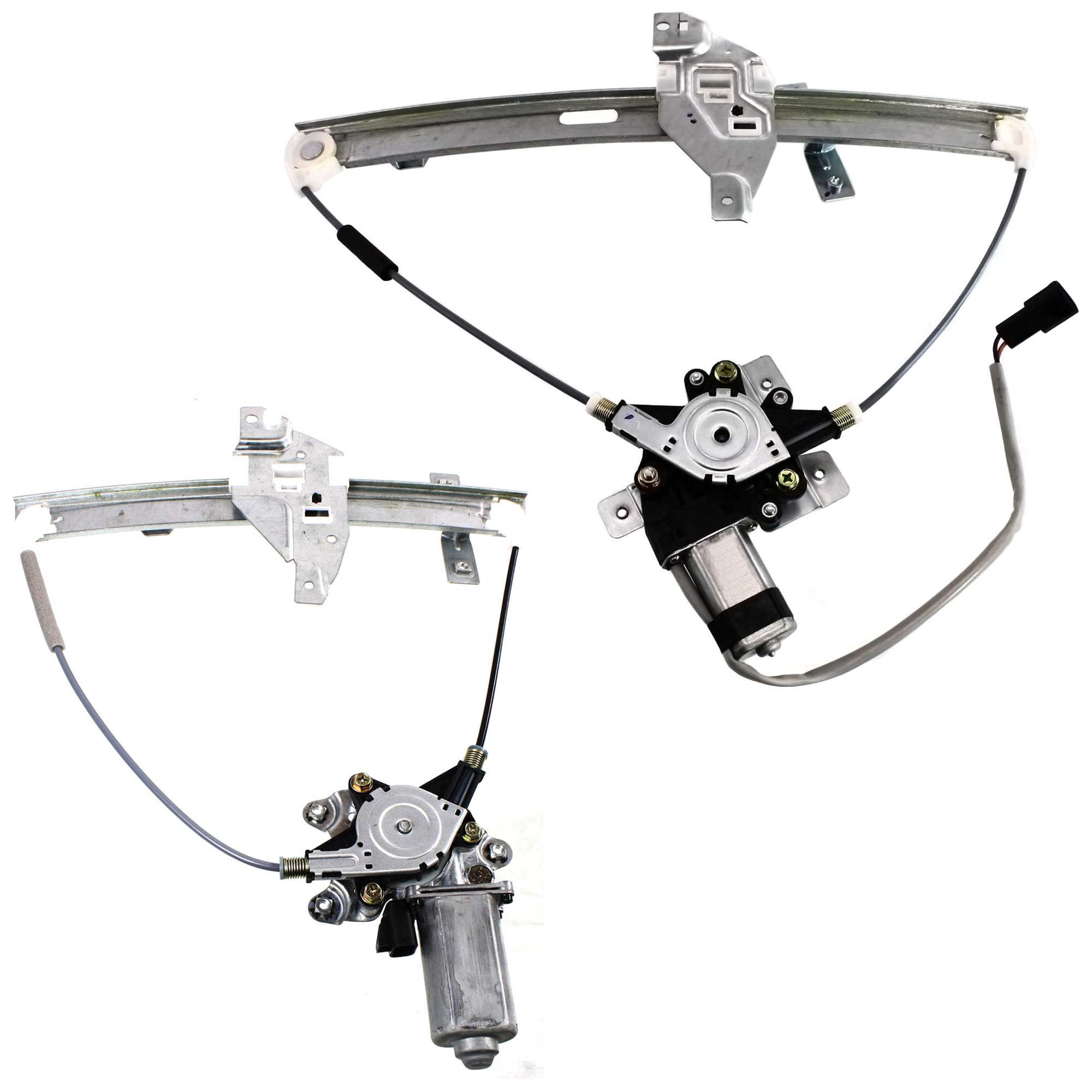 AM IMPALA 00-05 FRONT AND REAR WINDOW REGULATOR LH Power w Motor SKU SET JC462954-2L Partslink GM1350135 GM1550122 OEM 10338857-15240530