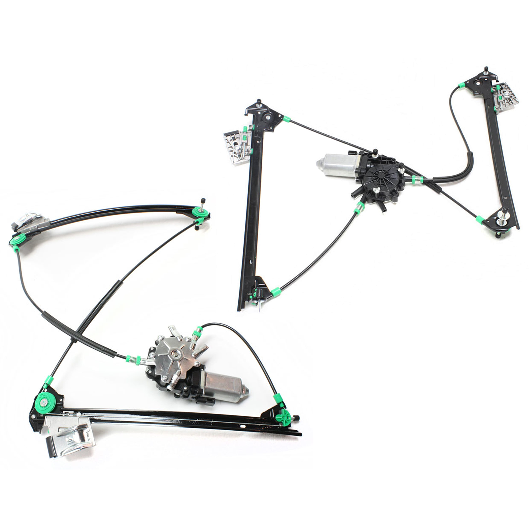 AM CORVETTE 97-04 FRONT WINDOW REGULATOR RH AND LH Power With Motor SKU SET JC462954 Partslink GM1350156 GM1351156 OEM 10344131-15781690