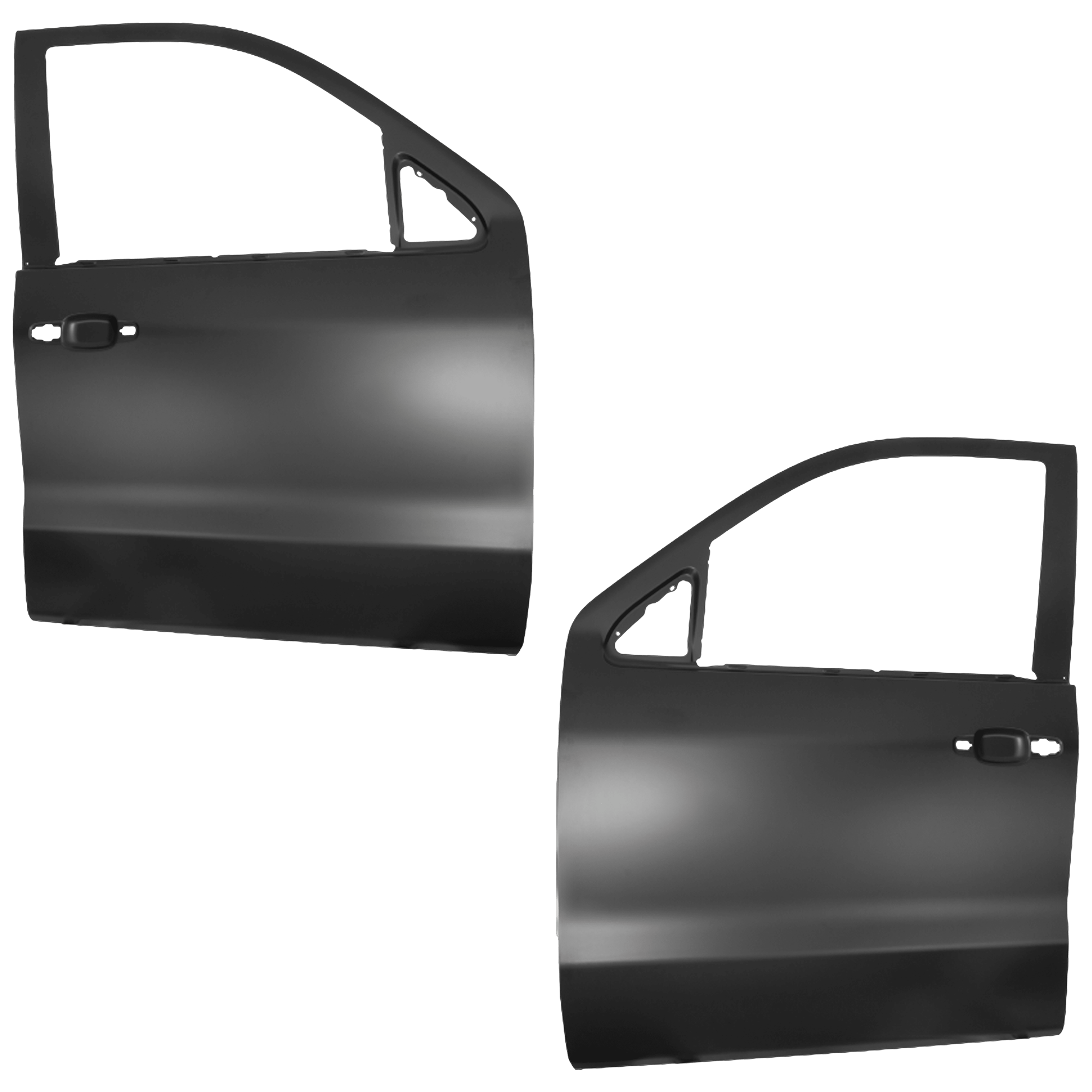 AM CHEVROLET GMC FULL SIZE PICKUP 67-72 BLAZER JIMMY 69-72 FRONT DOOR PANEL RH AND LH Inner Bottom SKU SET JC46840001