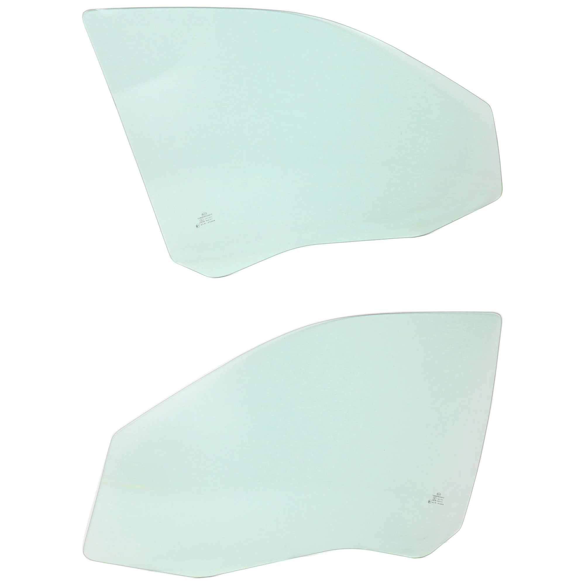 AM MALIBU 04-08 FRONT DOOR GLASS RH and LH Green Tint 4 Door SKU SET JC480121 OEM 22627166 DD10486GTNN 22627167