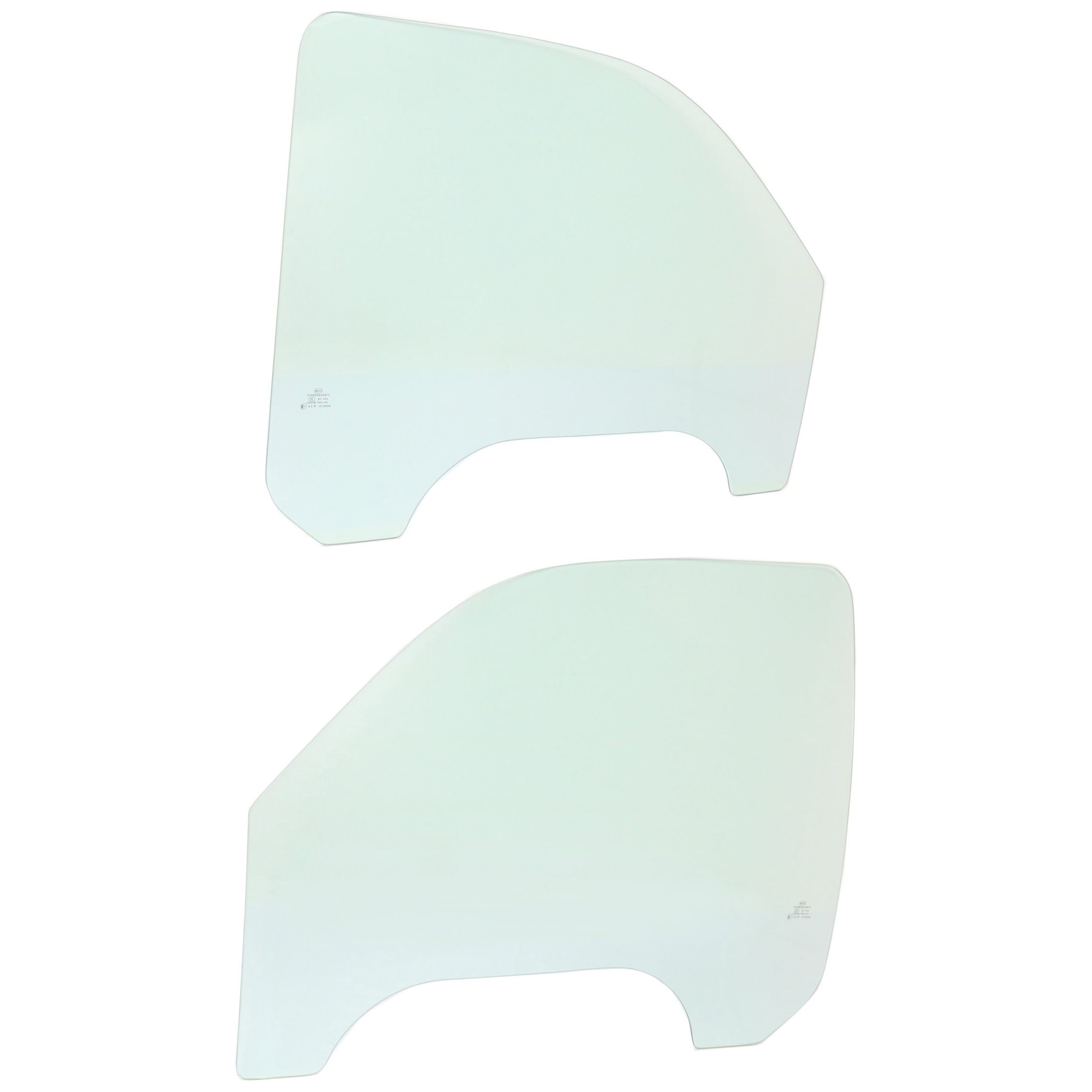 AM SILVERADO SIERRA PICKUP 99-06 FRONT DOOR GLASS RH AND LH Green Tint SKU SET JC480125 OEM 15891714 DD09480GTNN 15891715