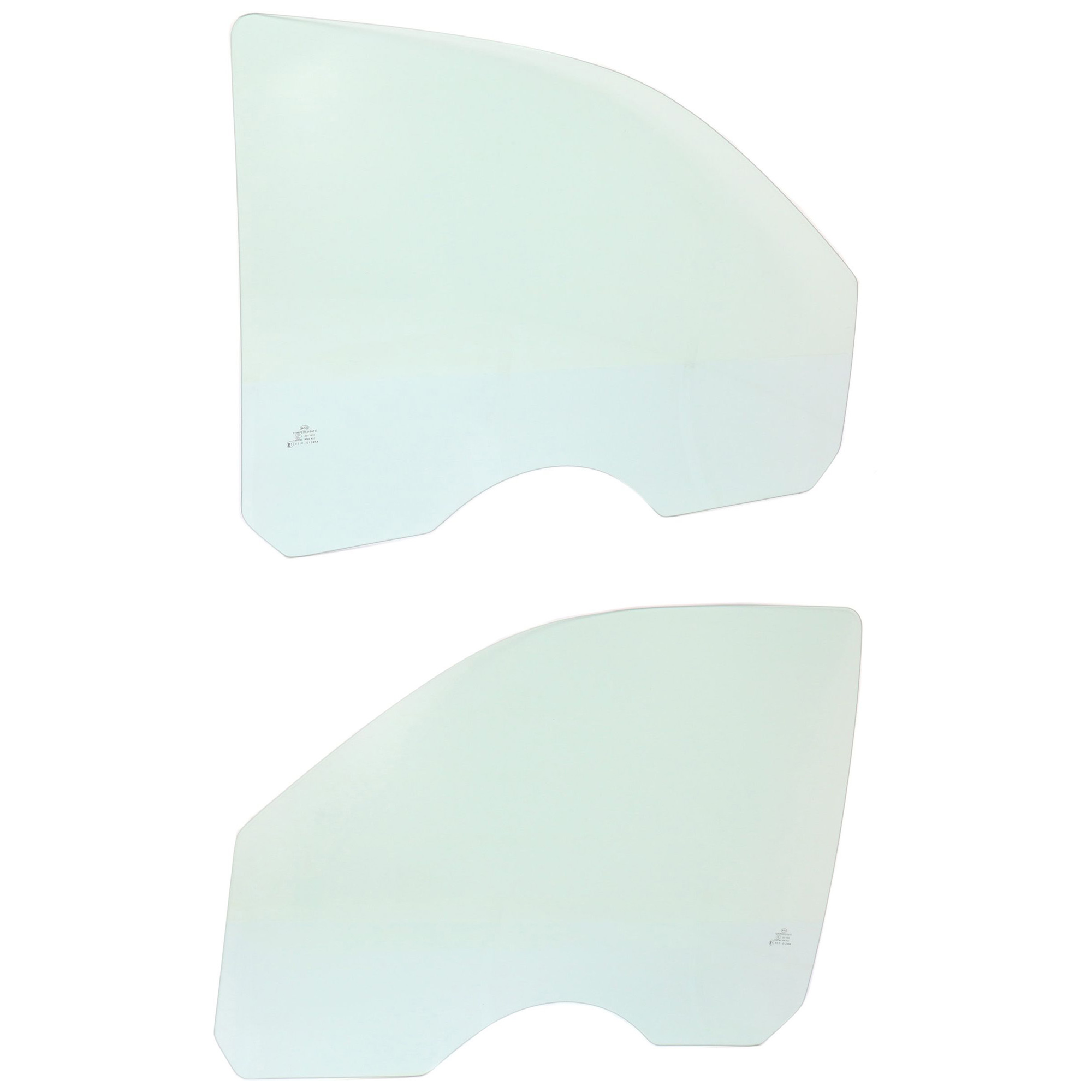 AM TRAILBLAZER ENVOY 02-09 FRONT DOOR GLASS RH AND LH Green Tint SKU SET JC480131 OEM 25937070 DD09966GTNN 25937071