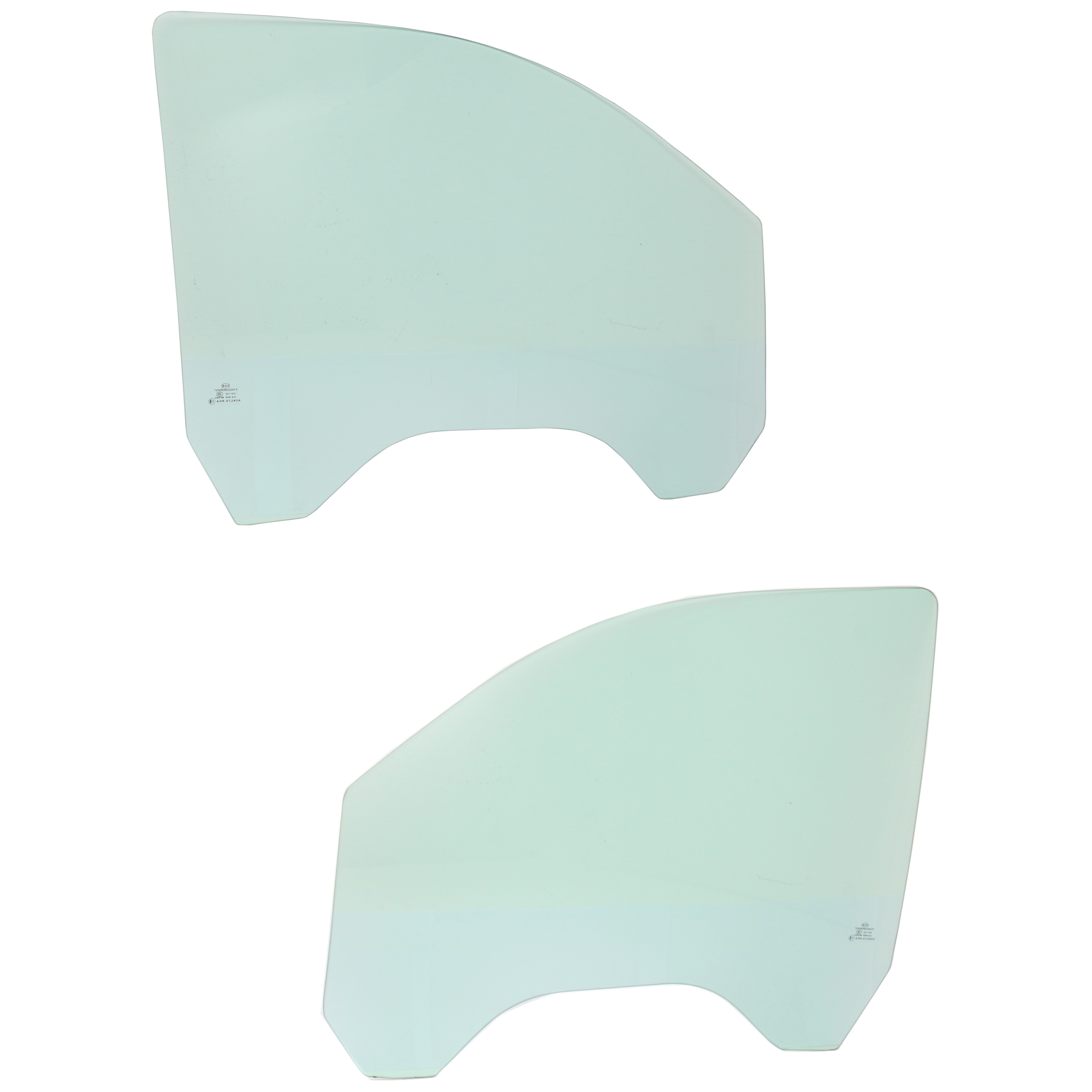AM SIERRA SILVERADO FULLSIZE P U 14-19 FRONT DOOR GLASS RH AND LH Green Tint Crew Extended Cab SKU SET JC480137 OEM 20979114 DD12193GTNN 20979115