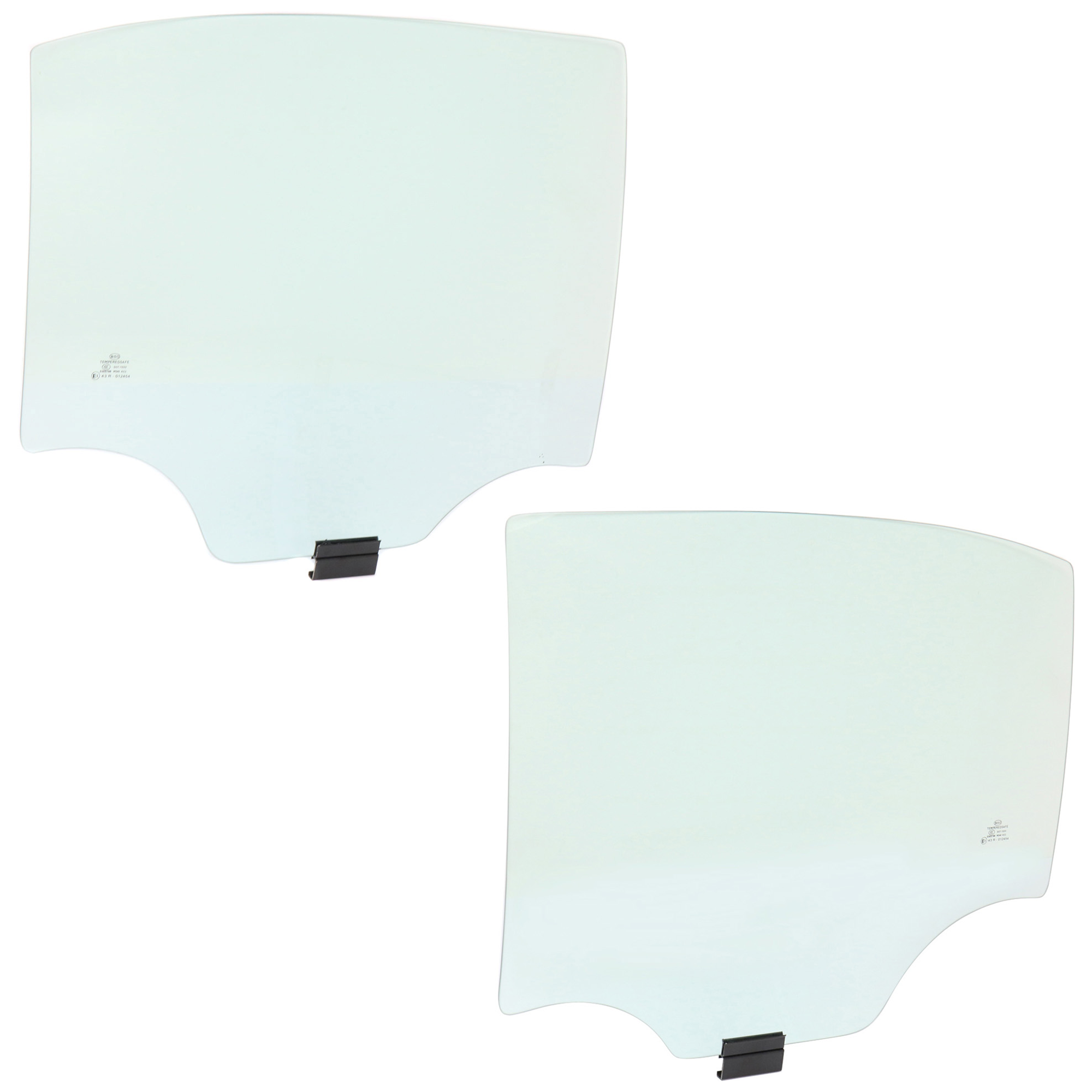 AM MALIBU 97-03 CLASSIC 04-05 REAR DOOR GLASS RH and LH Green Tint 4 Door SKU SET JC481311 OEM 22644120 DD09183GTYN 22644121