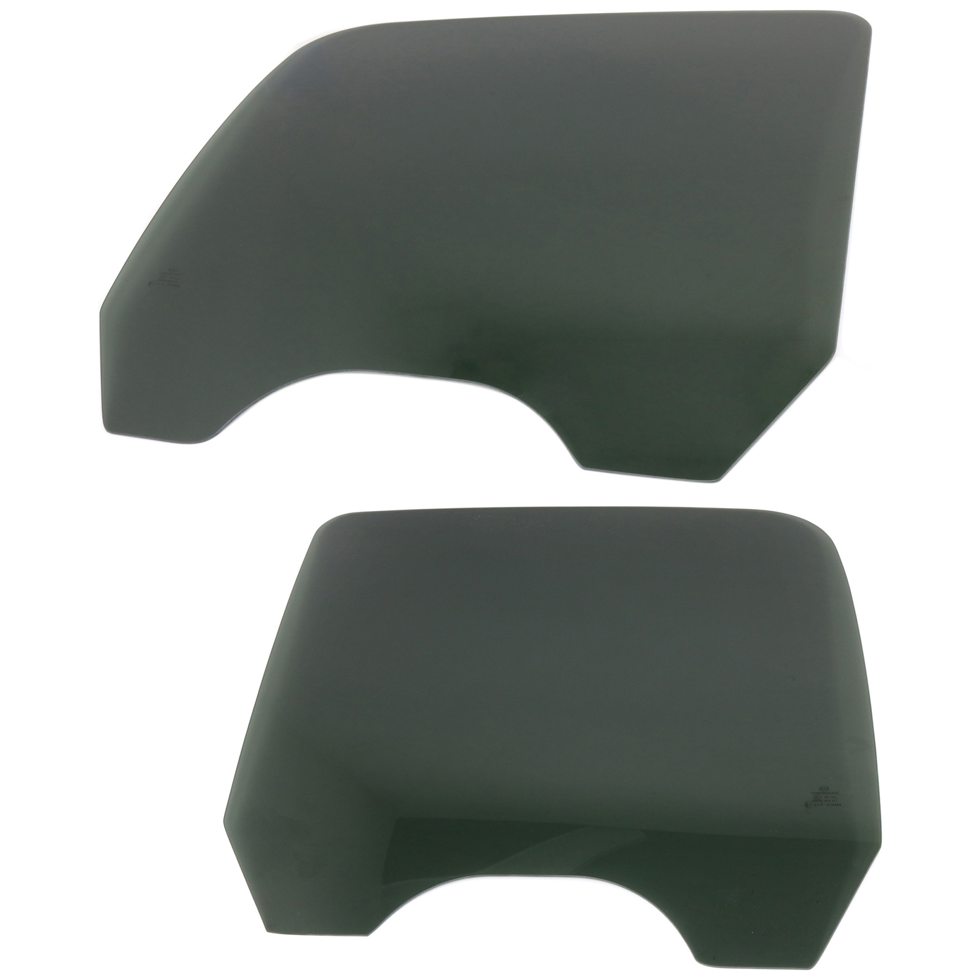 AM SILVERADO SIERRA 01-07 REAR DOOR GLASS RH AND LH Gray Tint Privacy Crew Cab Pickup Fits 2007 Classic SKU SET JC481319 OEM 15181067 DD09735YPNN 15181068
