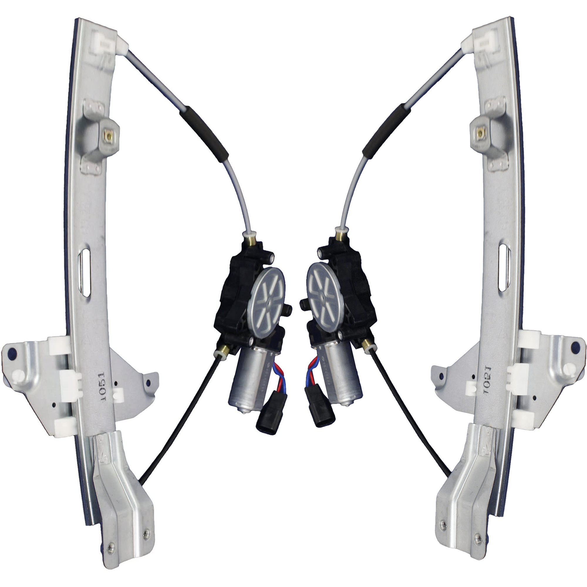 AM IMPALA 06-13 IMPALA LIMITED 14-16 REAR WINDOW REGULATOR RH AND LH Power w Motor SKU SET JC491705 Partslink GM1550117 GM1551117 OEM 23336824-23336825