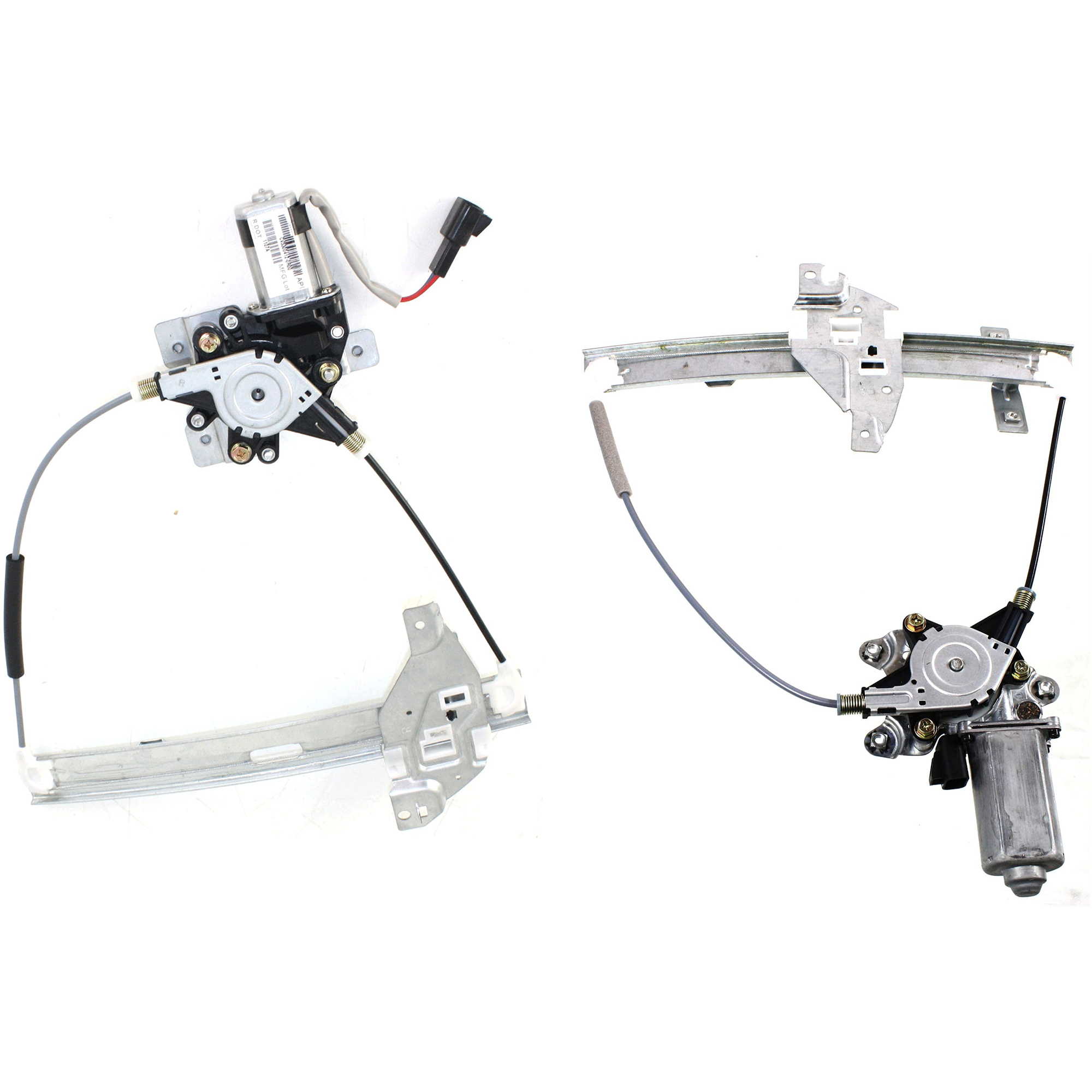 AM IMPALA 00-05 REAR WINDOW REGULATOR RH AND LH Power With Motor SKU SET JC491713 Partslink GM1550122 GM1551122 OEM 10338856-10338857