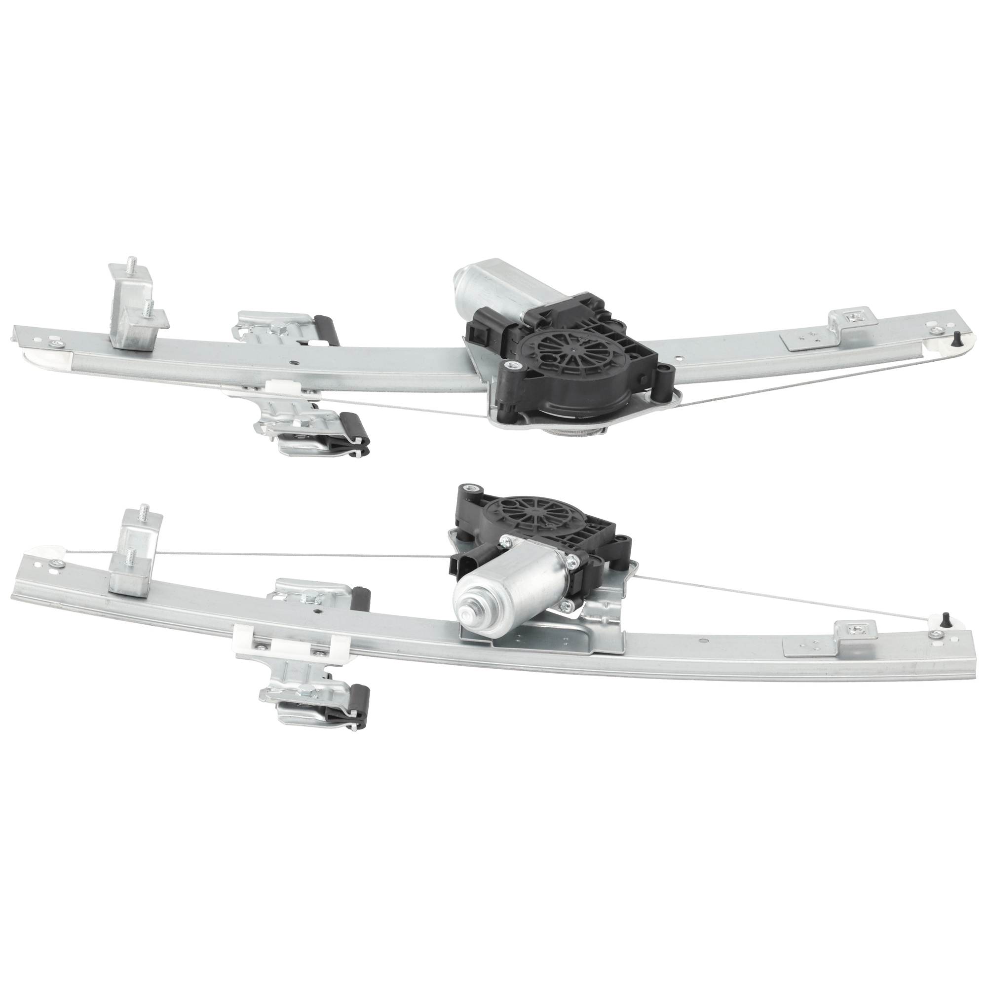 AM SILVERADO SIERRA 07-13 REAR WINDOW REGULATOR RH AND LH Pwr w Motor Extended Cab Excludes 2007 Classic SKU SET JC491731-2 Partslink GM1550150 GM1551150 OEM 25885884-25885885