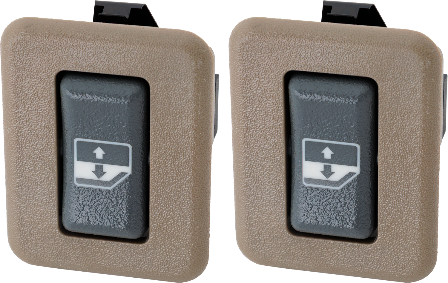 AM C K FULL SIZE PICKUP 95-00 REAR WINDOW SWITCH RH AND LH Tan SKU SET JC505204-2