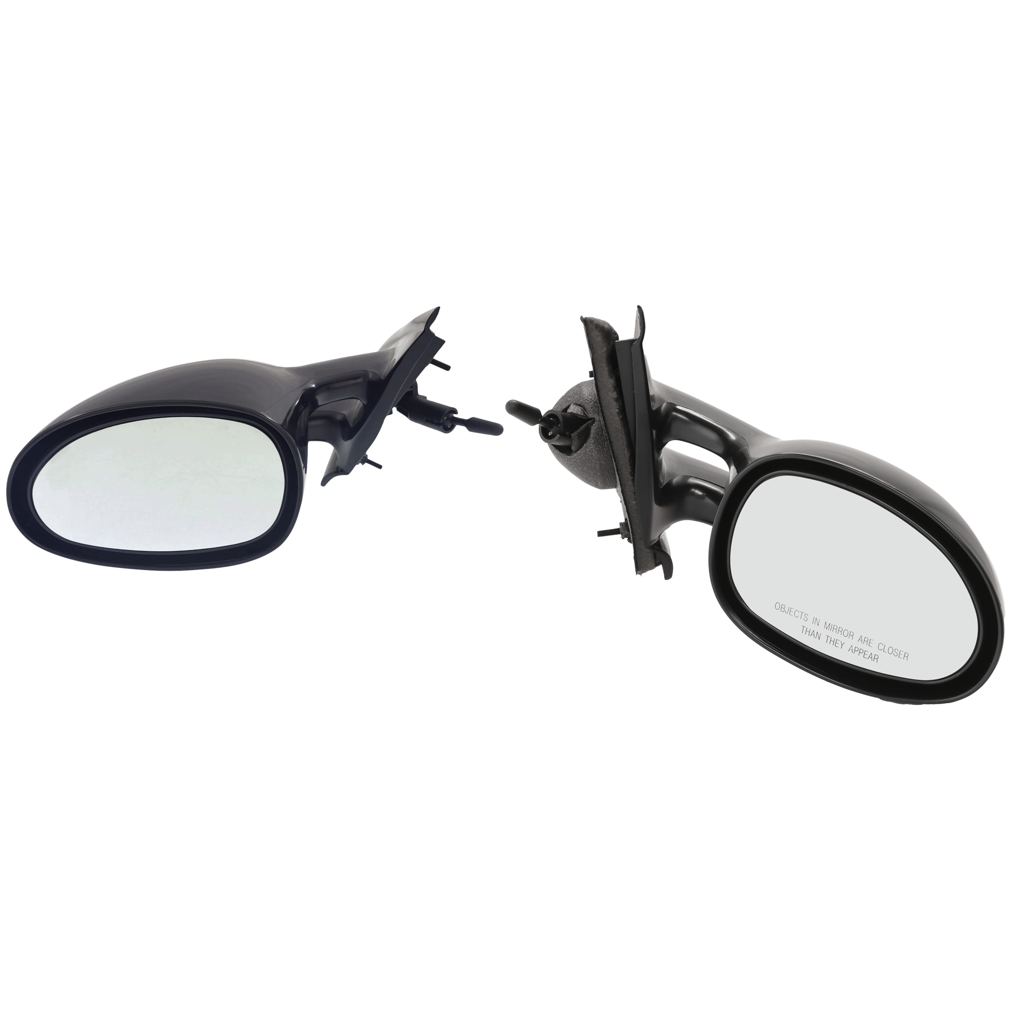 AM BREEZE CIRRUS STRATUS 95-00 MIRROR RH AND LH Manual Adjust Non Folding Non Heated Paintable SKU SET JCH21R Partslink CH1320170 CH1321170 OEM 4646802-4646803